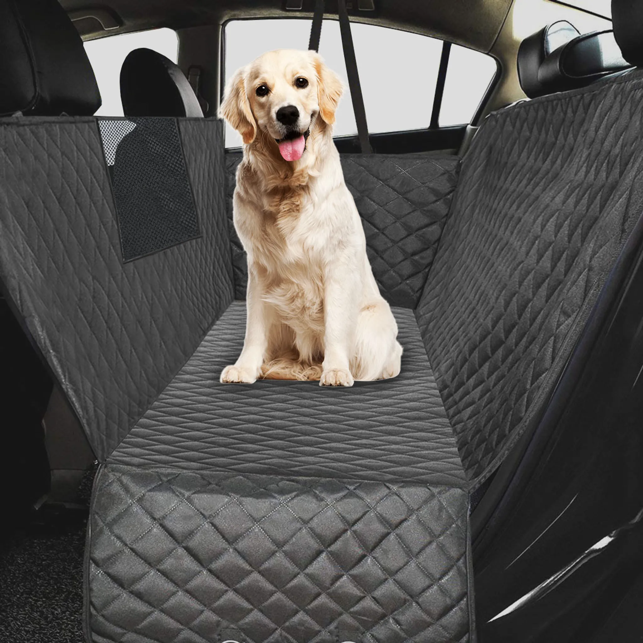 Kofferraumschutz Hund mit Ladekantenschutz Hundedecke Autoschondecke  Schutzdecke