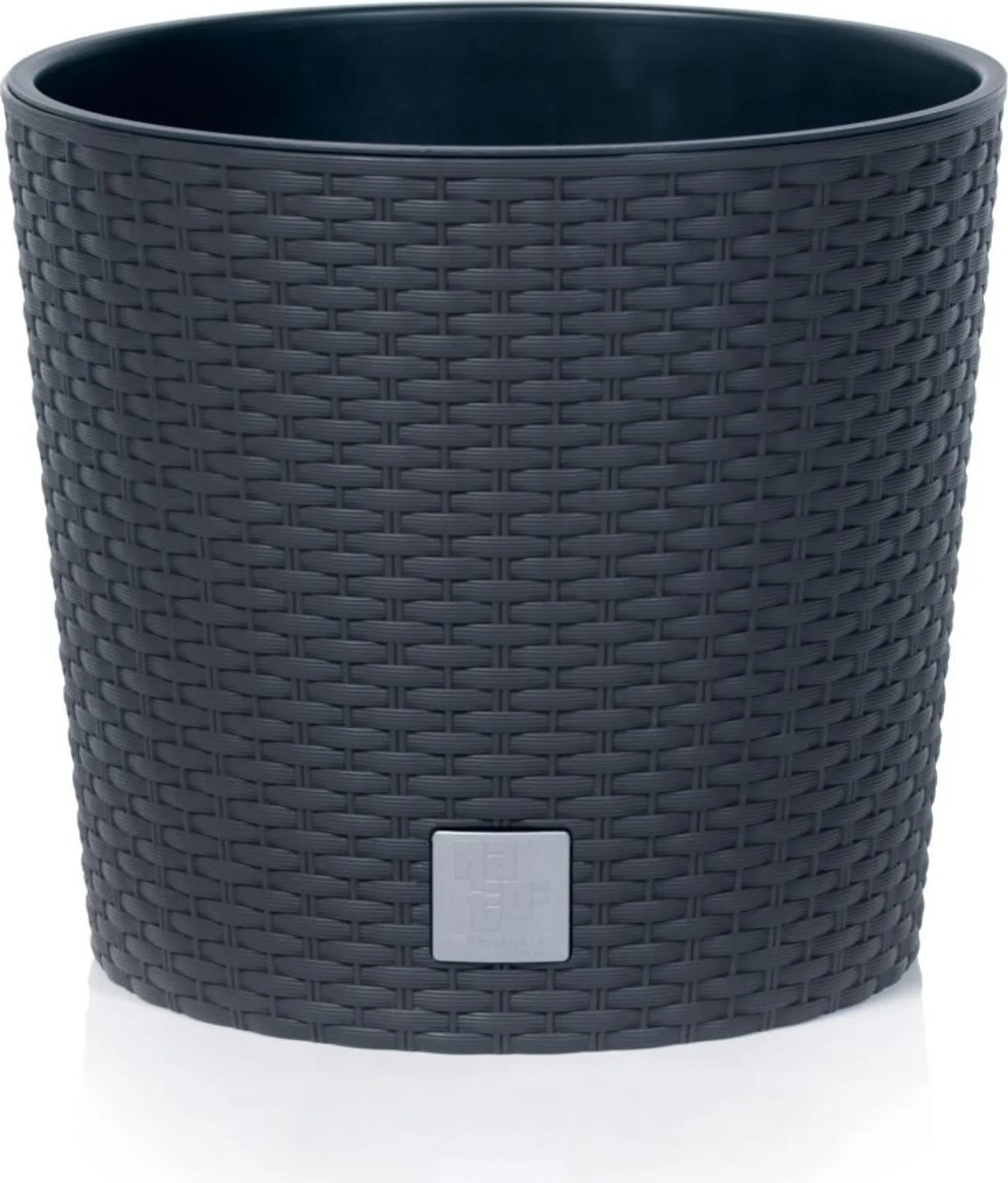 Sottovaso Per Vaso Da Fiori Capri In Polipropilene Color Grigio Antracite H 5 X L 38 X P 38 Cm 35630574