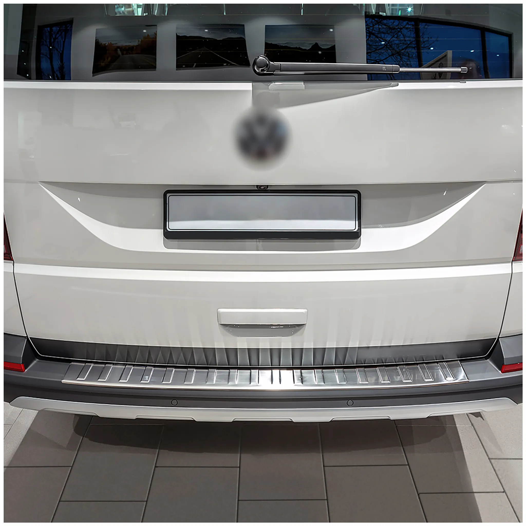 Ladekantenschutz für VW T5 Transporter Multivan Edelstahl Rostfrei