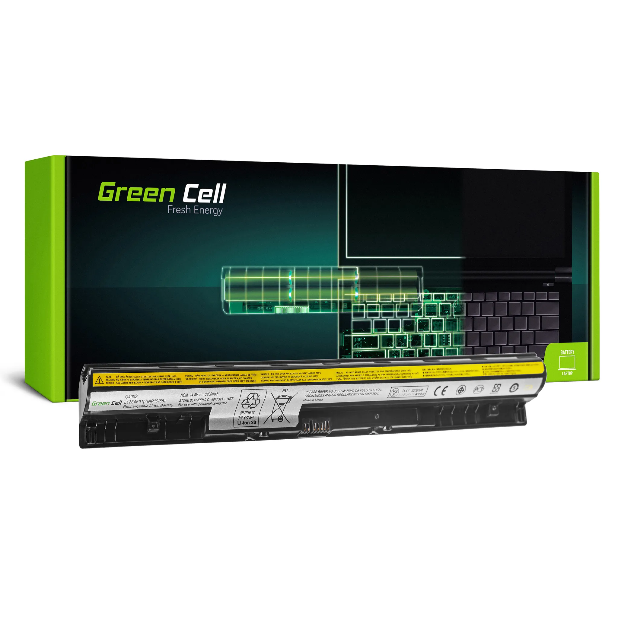 Green Cell Laptop Akku Lenovo L12M4E01
