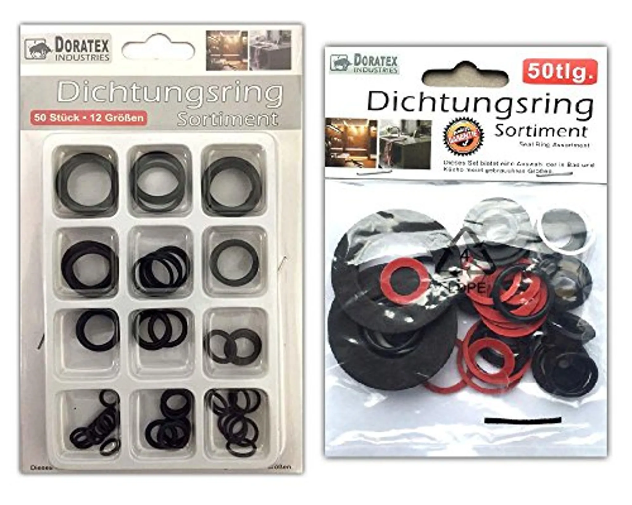 50 Pcs Gummi O-Ring Dichtungen Verschiedene Größen Set Kit Für Sanitär Dichtung  Waschbecken Gewinde - AliExpress