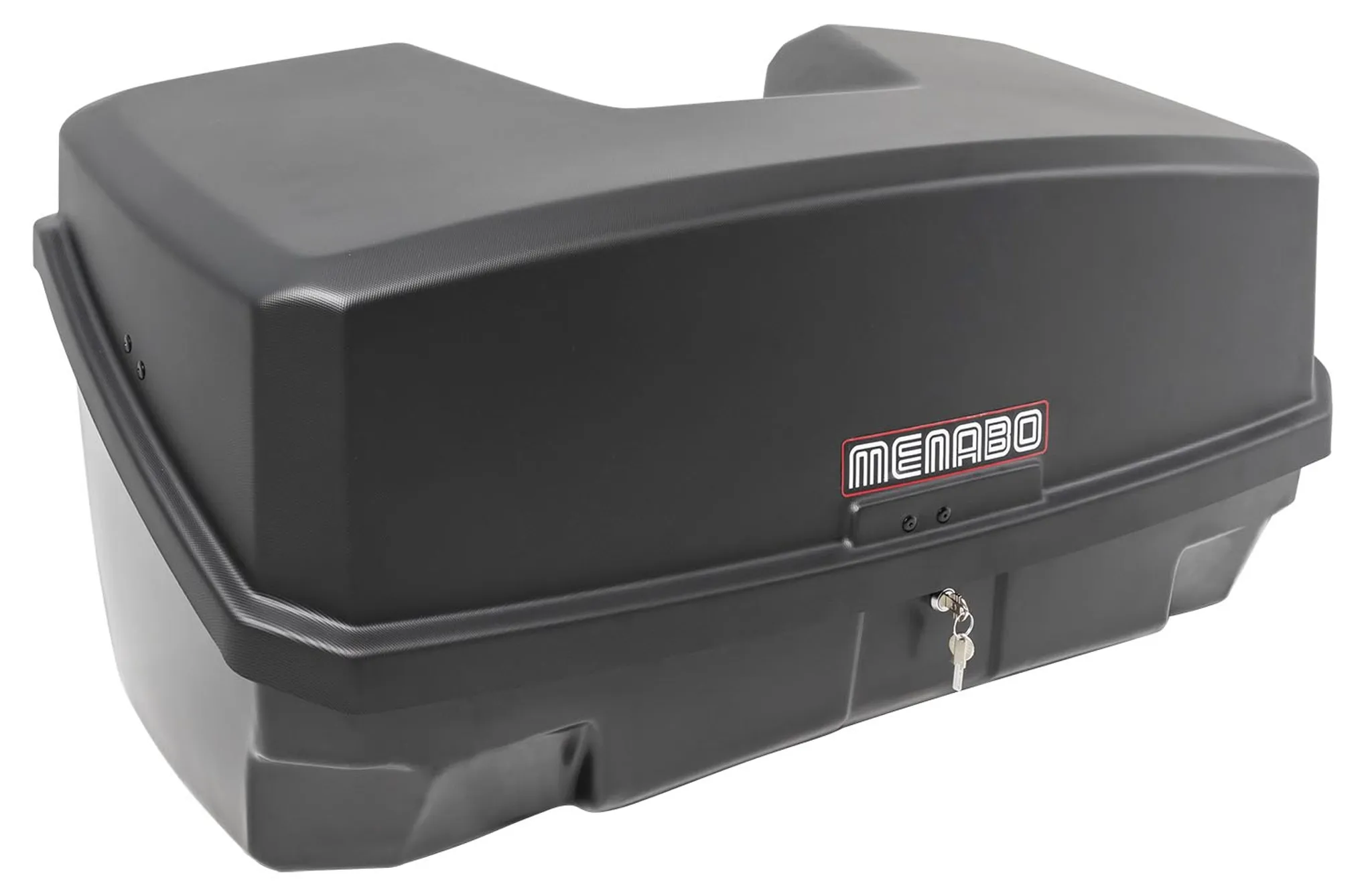 Menabo Nekkar schwarz Transportbox Gepäckbox für Kupplungsträger Heckträger  300 Liter