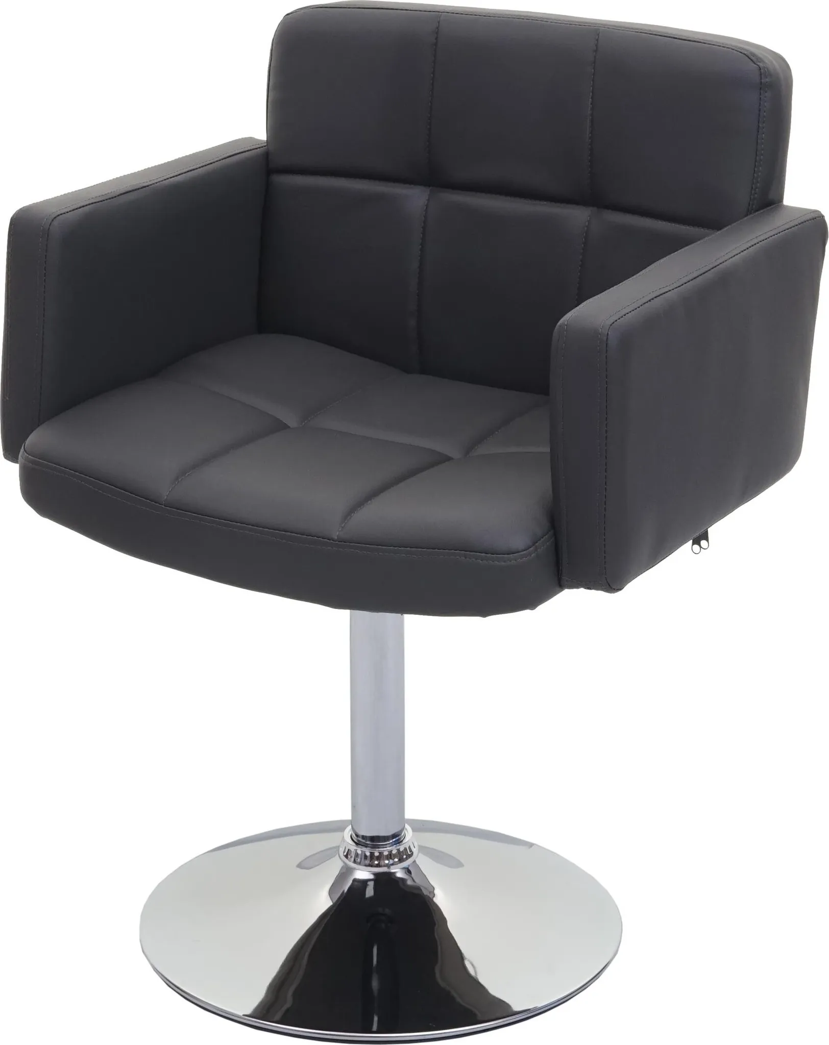 Set 2x Sedie HWC-C41 Design Moderno Ecopelle Sala Pranzo Marrone - Foto 7