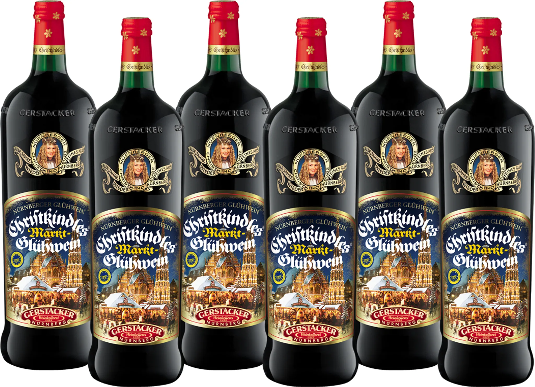 Gerstacker Nürnberger Christkindles Markt-Glühwein (6x1l)