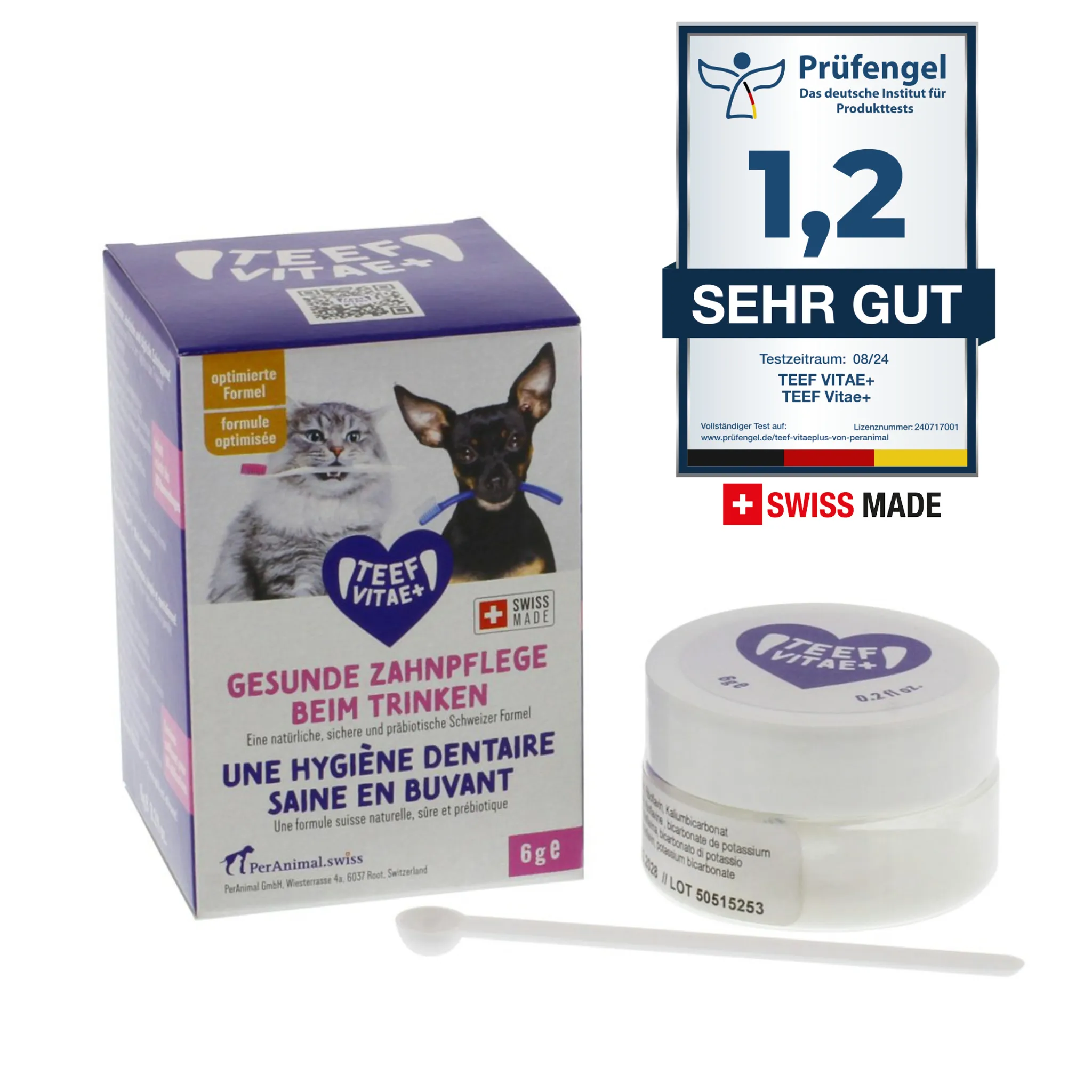 3er Set Haustier-Zahnbürsten Mit Langem Griff & Doppeltem Bürstenkopf – Für Hunde & Katzen, 360° Drehbar, Zur Mundhygiene