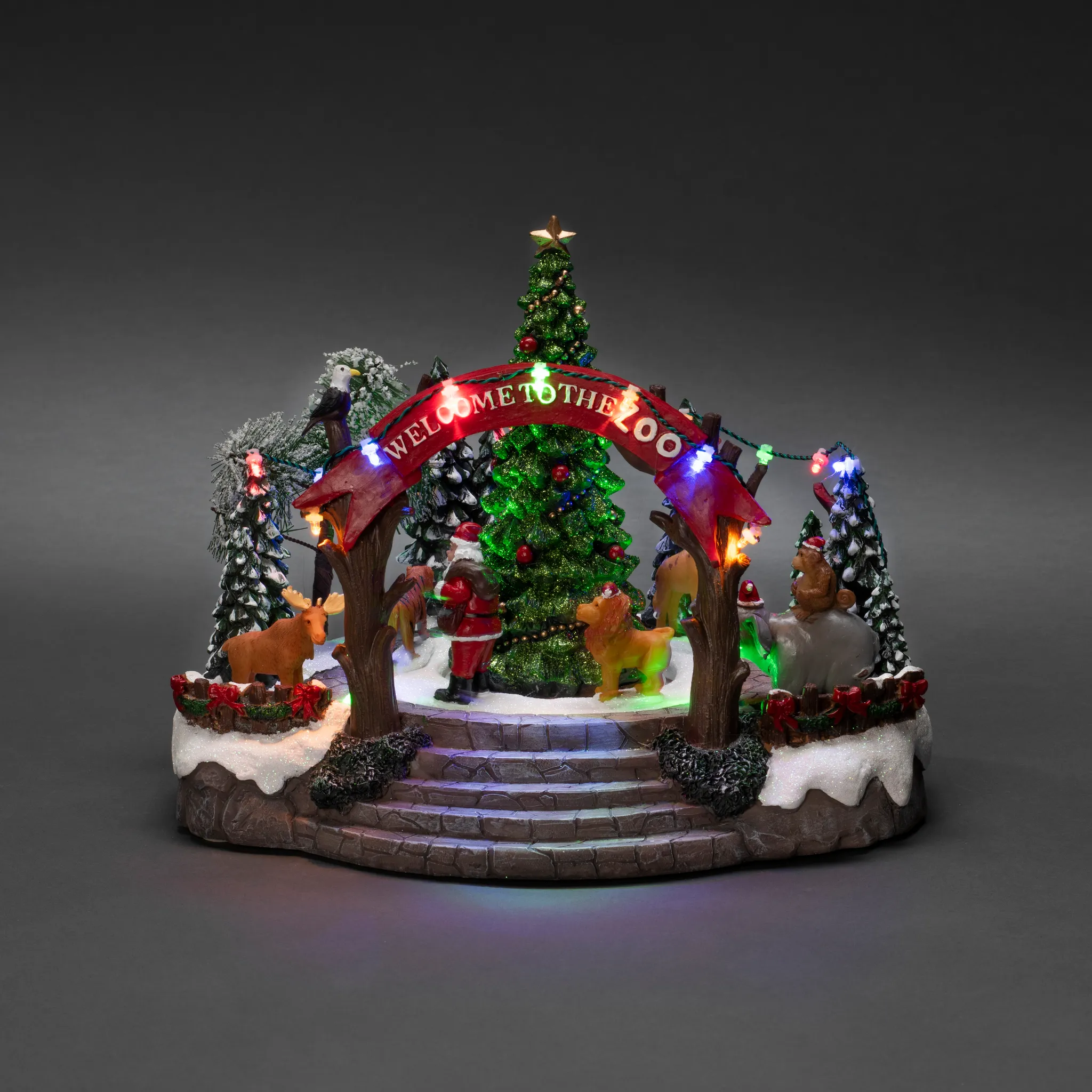 Konstsmide LED Szenerie Weihnachtszoo, mit | Fensterleuchter