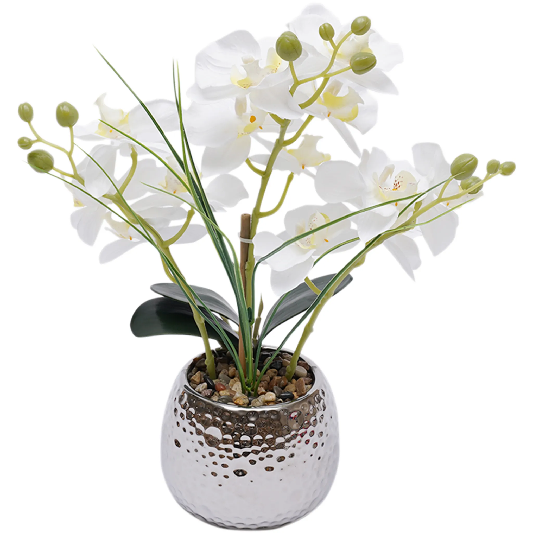 Knstliche Blumen Fr Drauen Home Accents Knstliche Orchidee Im Topf  78  Cm | DE Deko Hngepflanzen
