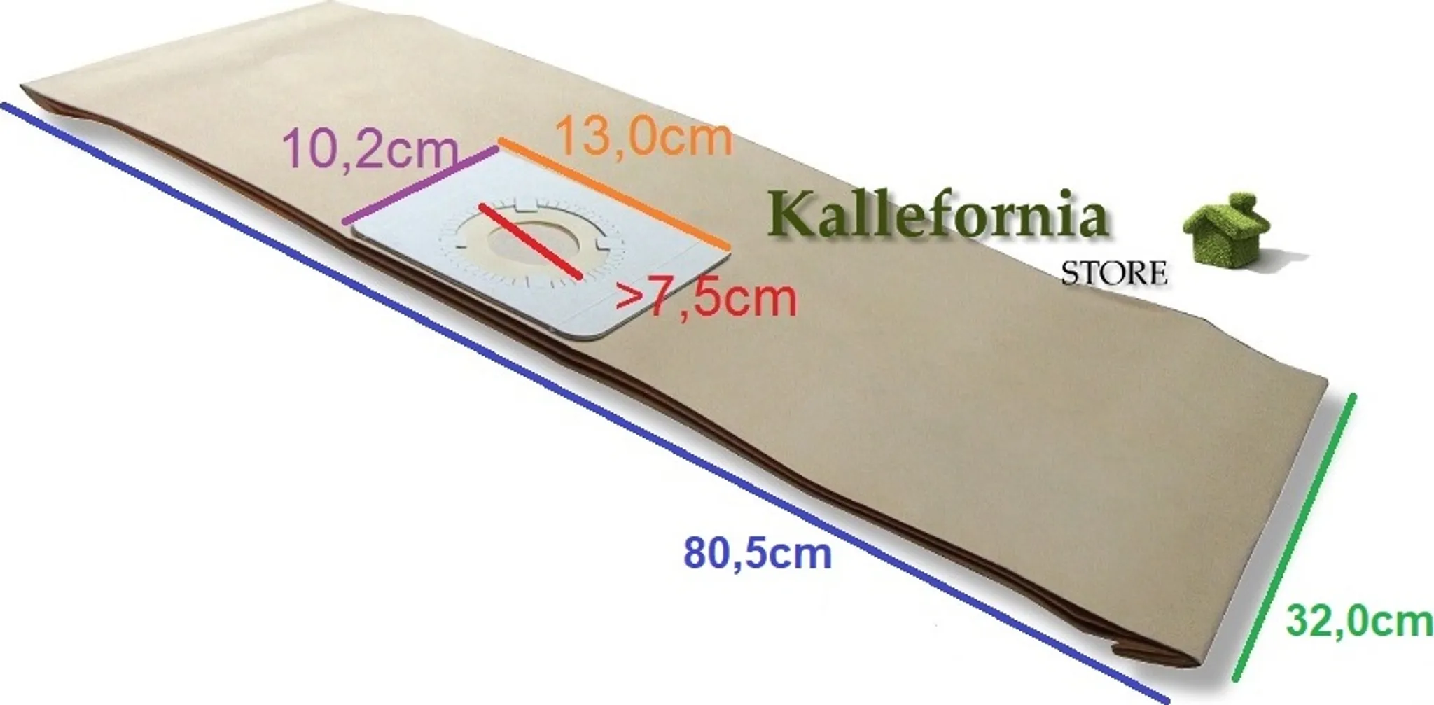 Sacchetti Autopulenti 10 Sacchetti Filtro In Microfibra Compatibili Con Karcher NT 70/2, NT 70/2 Me Tact, NT 70/2 Tc NIKOS Bags
