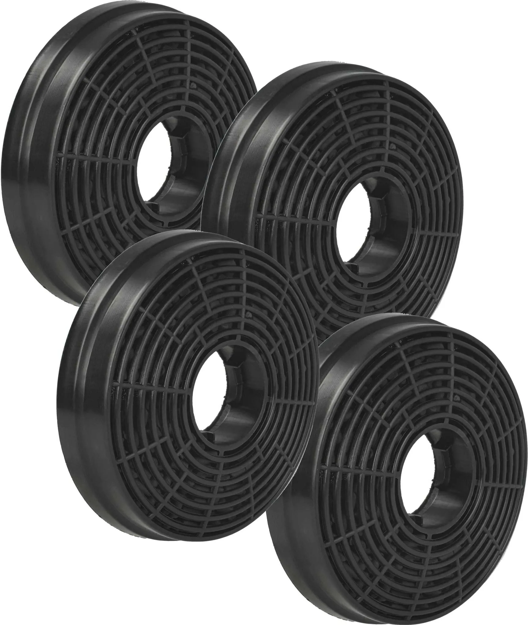vhbw 4x Filtres à charbon actif compatible avec Respekta CH 44060-60 GA, CH4090GN, CH4060GN, CH