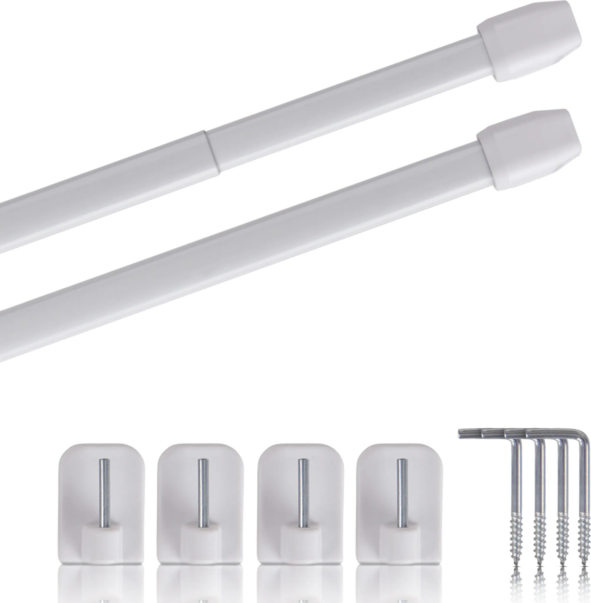 Bestlivings Anelli per ganci pieghevoli e ganci per anelli, occhielli per tende, clip per tende, gancio per tende