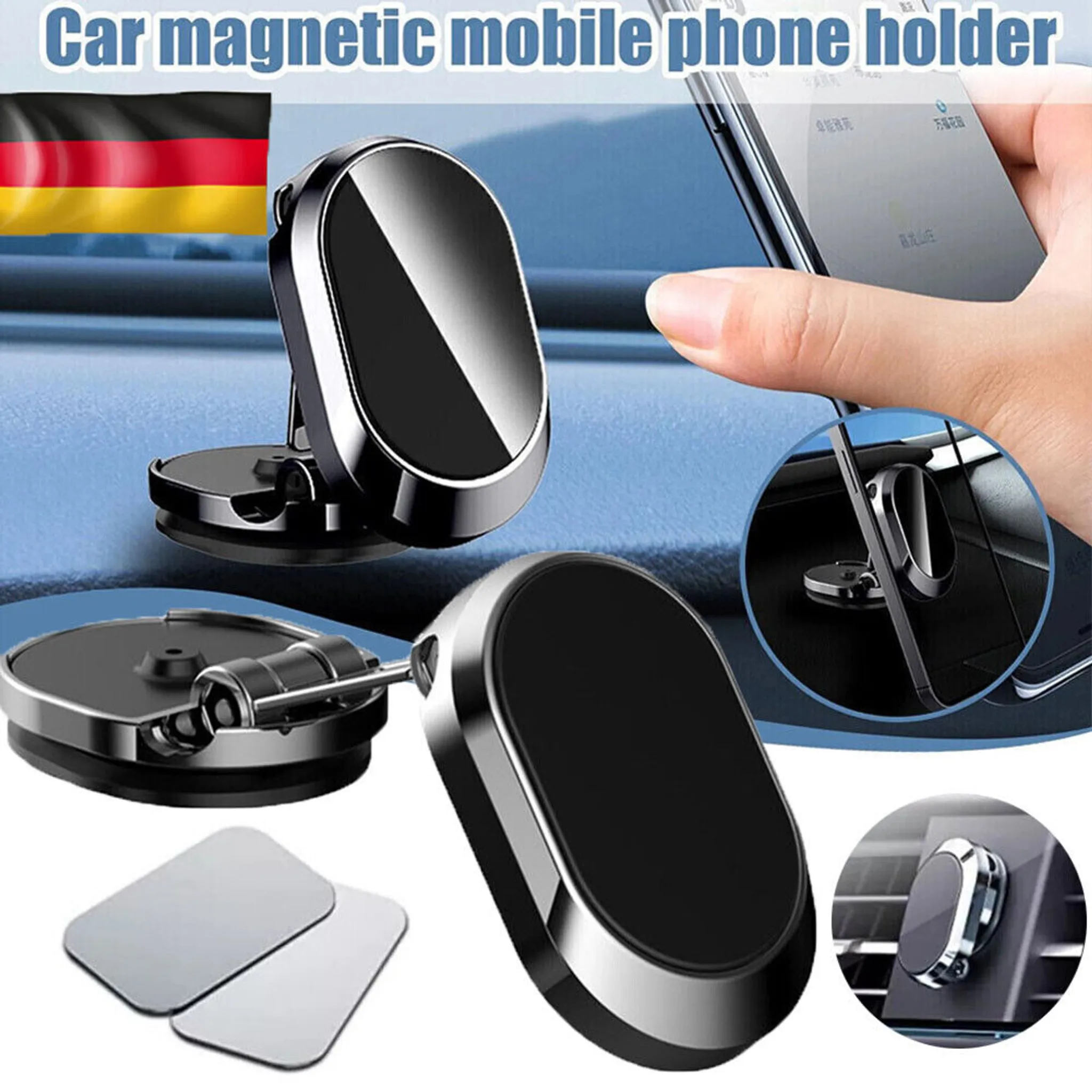 FLOVEME Handyhalterung Auto Magnet Armaturenbrett Magnetische Handyhalter  für