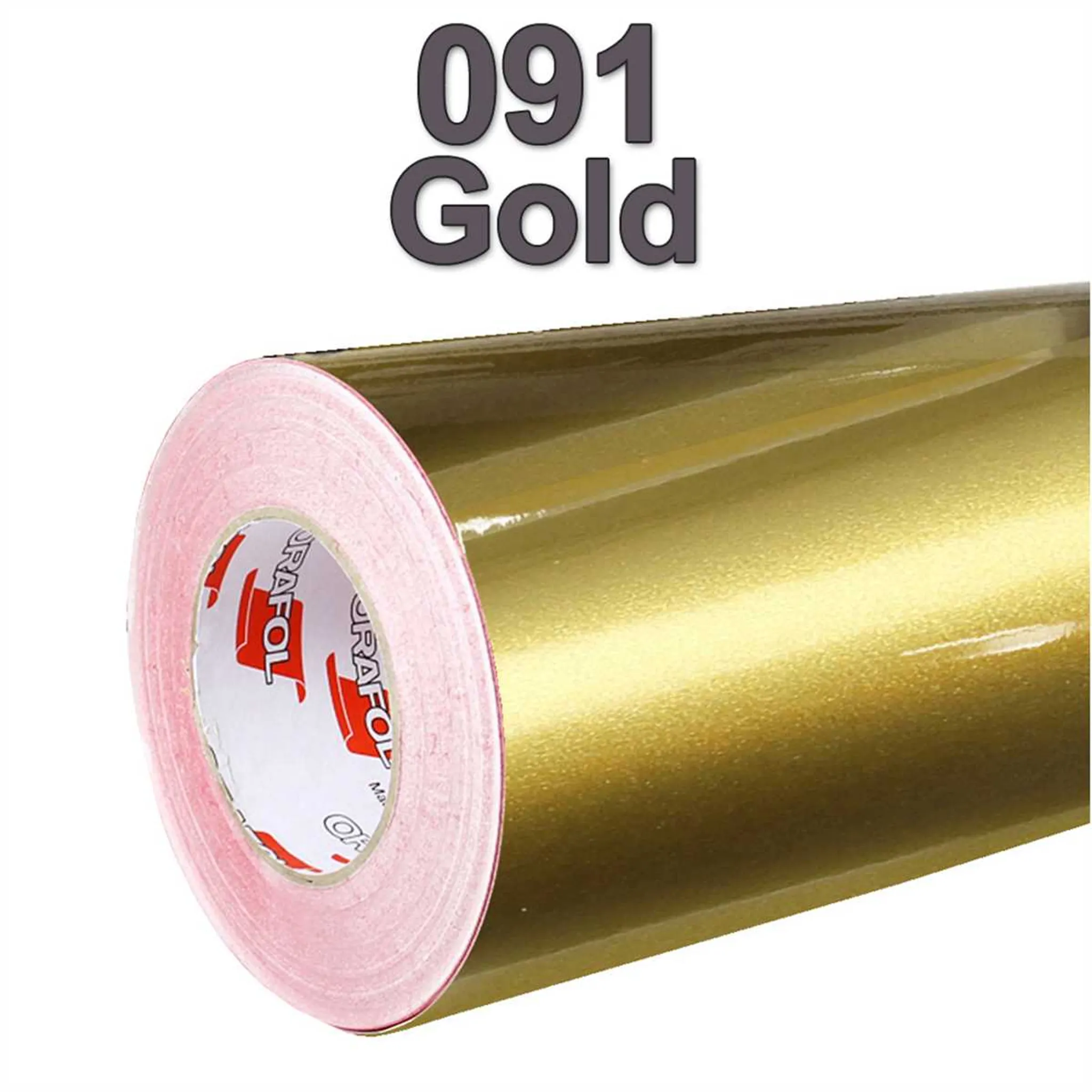 5,60€/m²) Oracal® Möbelfolie 091 Gold Glanz