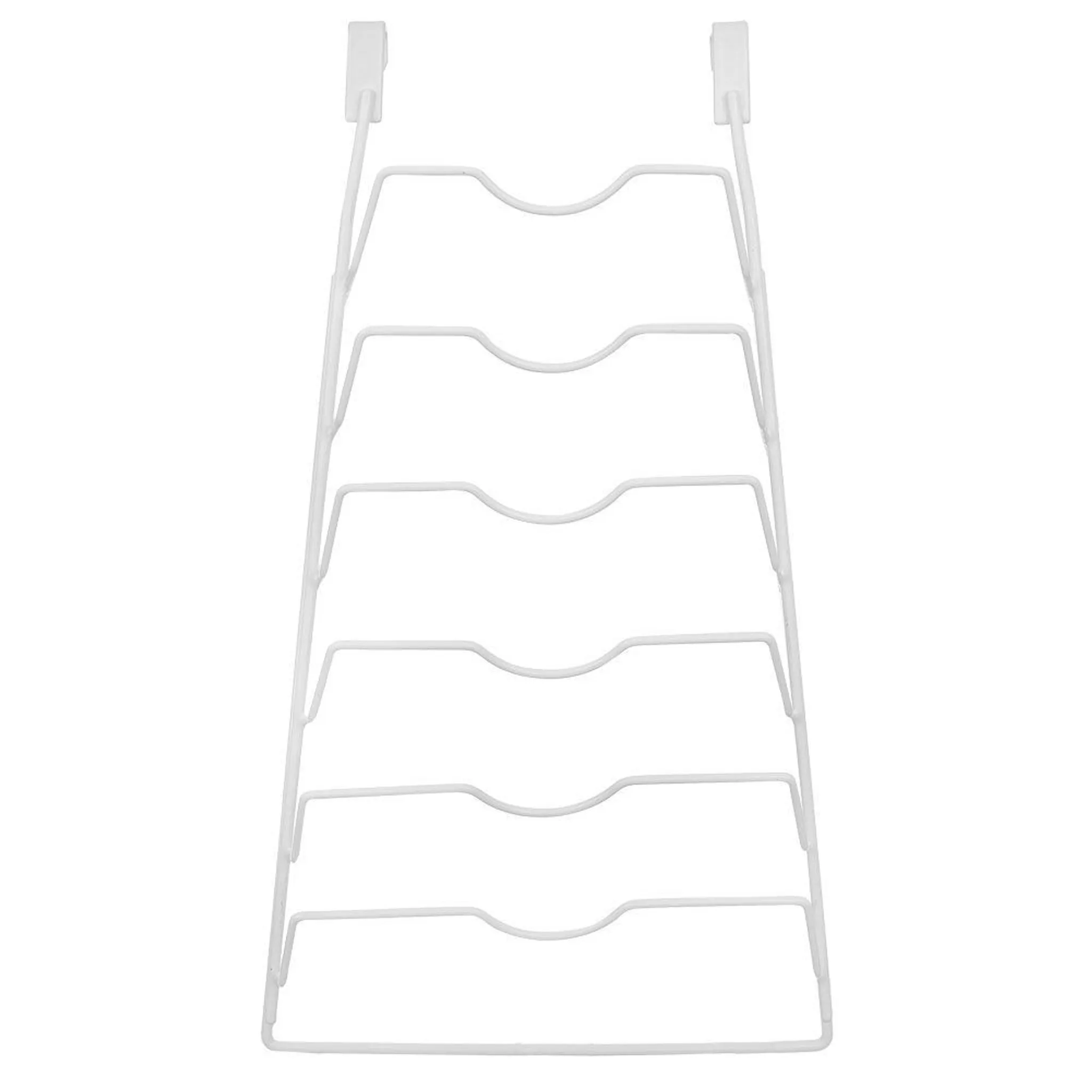 Orion Topfdeckelhalter Wanddeckelhalter an Aufhängen Organizer Küchenschranktür aus weiß zum der Metall