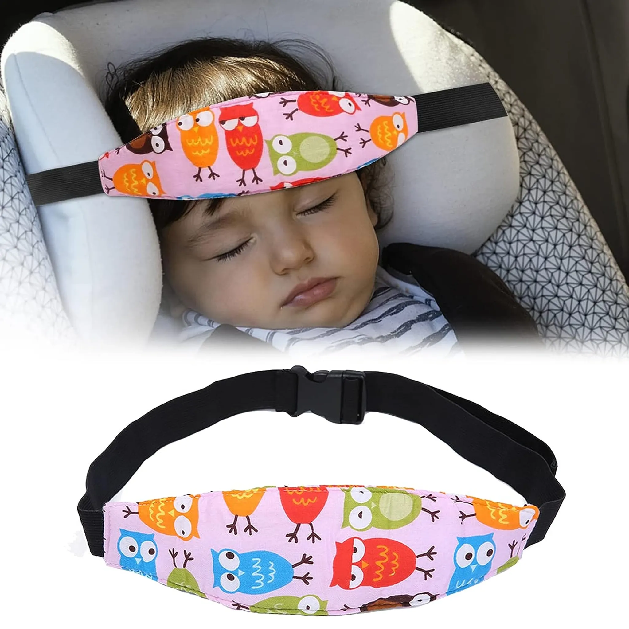 Kopfhalter für Kindersitze, 2 Stück, Kinder schlafen im Auto, Kopfgurt  Autositz