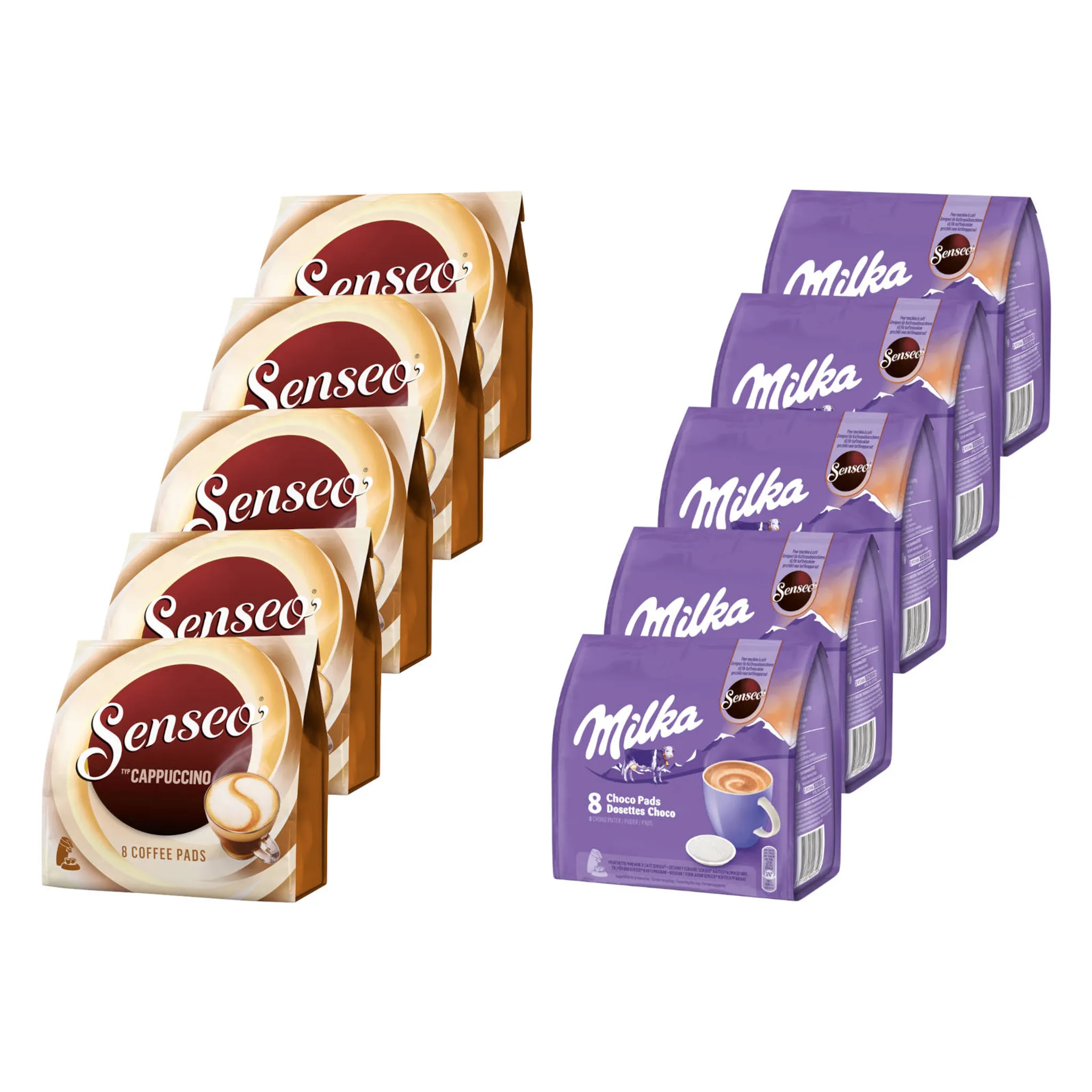 SENSEO Milka Chocolate Pads (32 Pads, Full and Creamy Milka