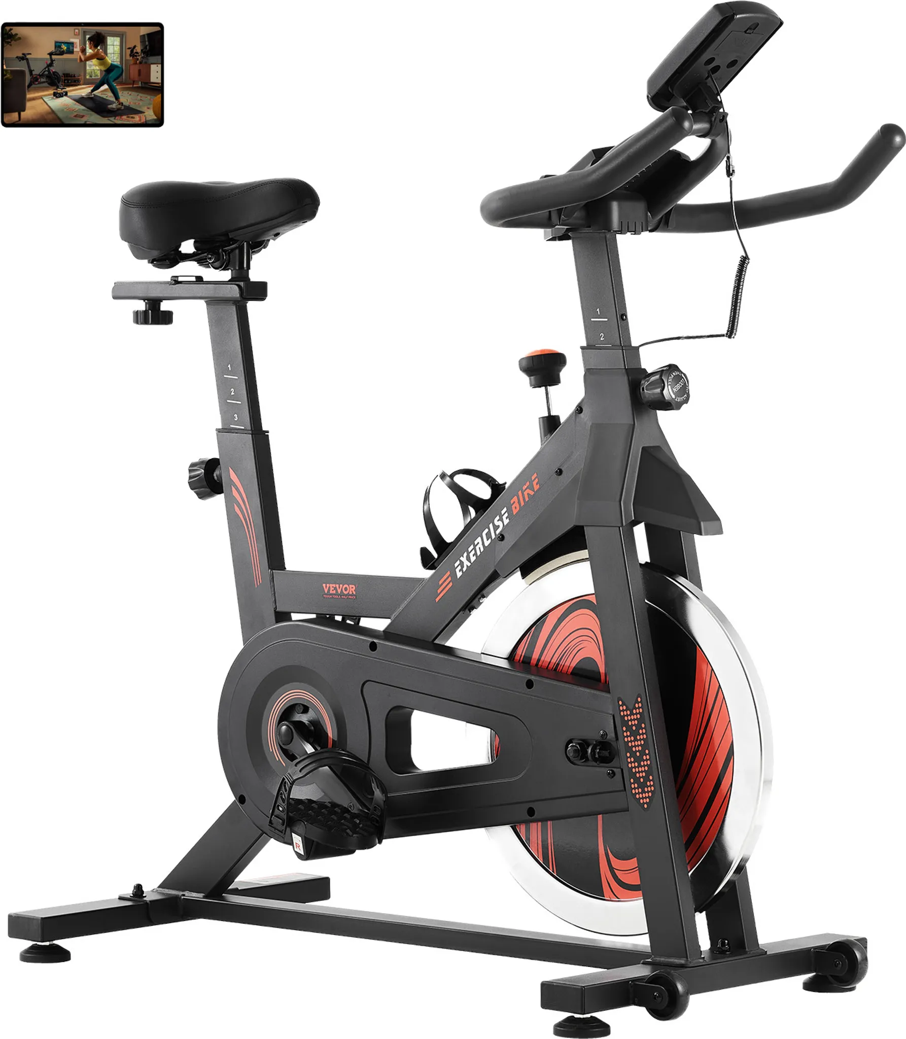 TREX SPORT Heimtrainer TX-250MB - Mechanisches Fitnessbike Bis 100kg