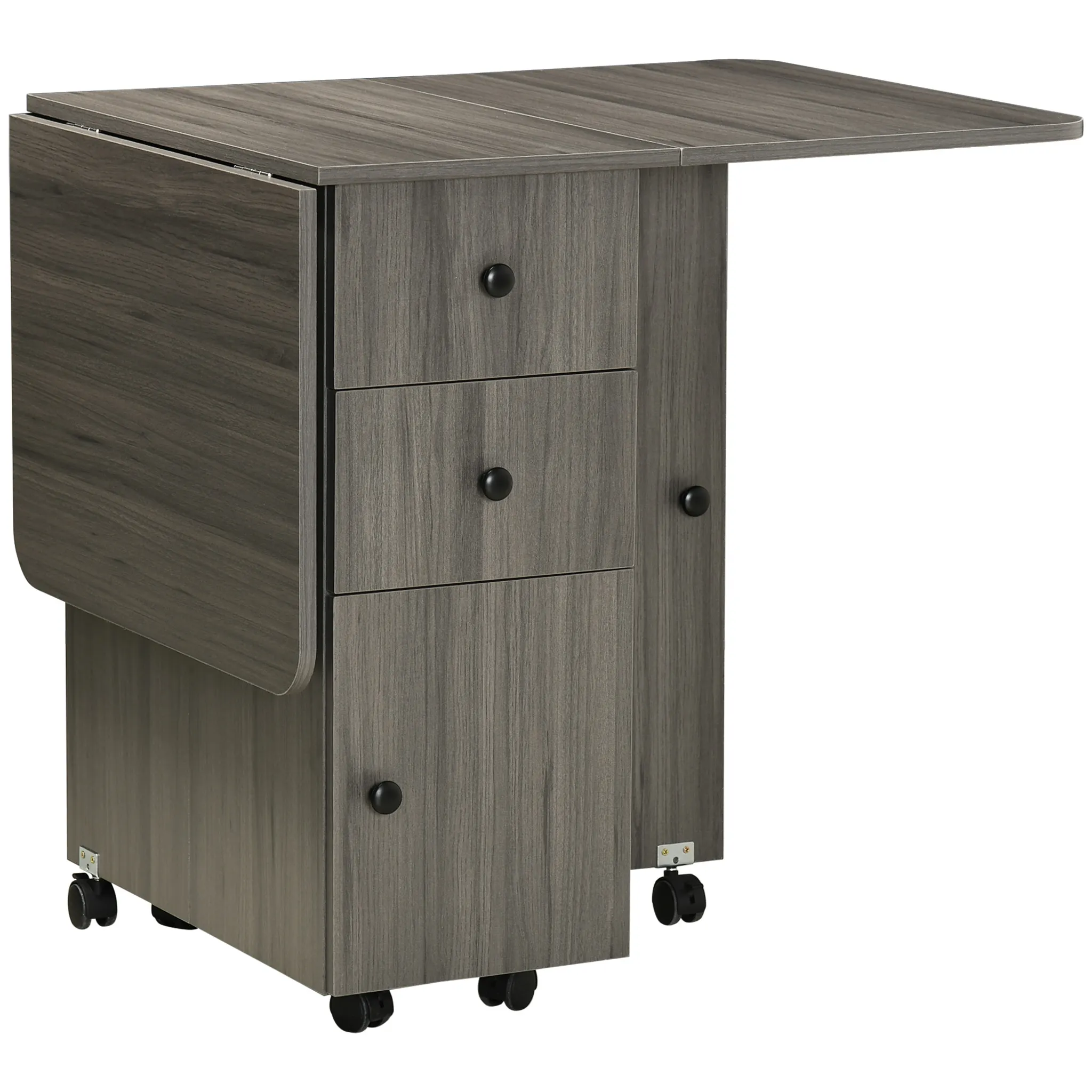 HOMCOM Konsolentisch Für Den Eingang – 110x25x79,5 Cm, Weiß, Mit Anti-Kipp-Schutz, Stahlbeinen & Melamin-Platte