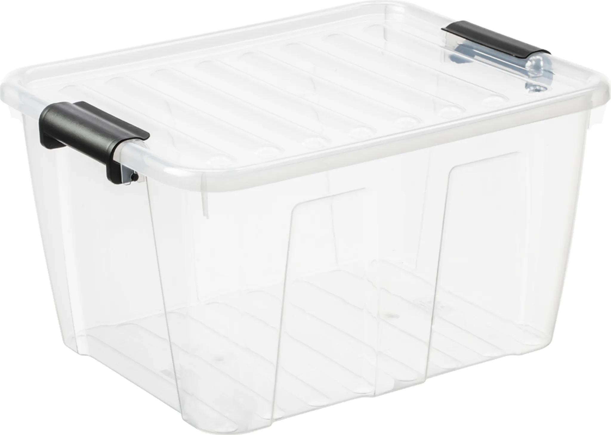 Farmoon Aufbewahrungsbox 12 Liter: Transparent, Mit Deckel & Griff – Praktisch Für Snacks, Bastelzeug & Mehr