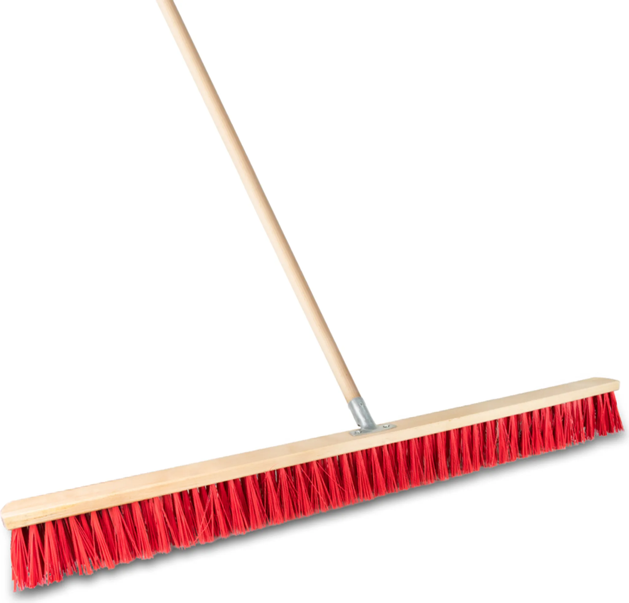 KOTARBAU Besen Mit Stiel – 40 Cm Breite, Mit Nylon-Naturborsten, Für Innen & Außen