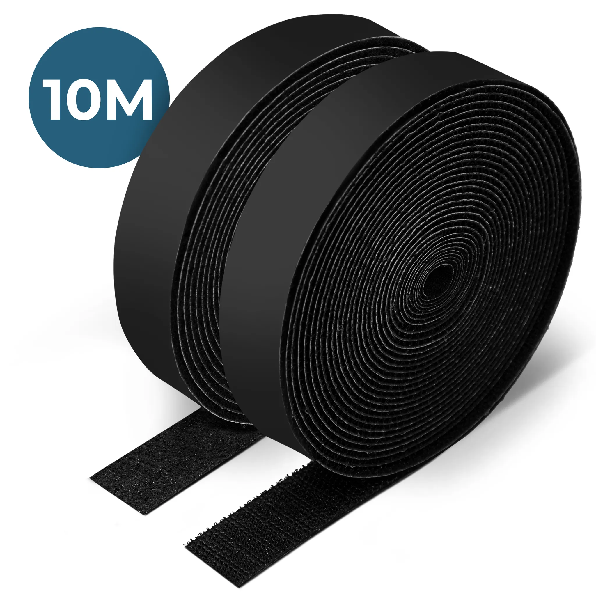 Velcro Band selbstklebend 50m extra starker, doppelseitiger Klebstoff mit  Velcro 20mm Breite