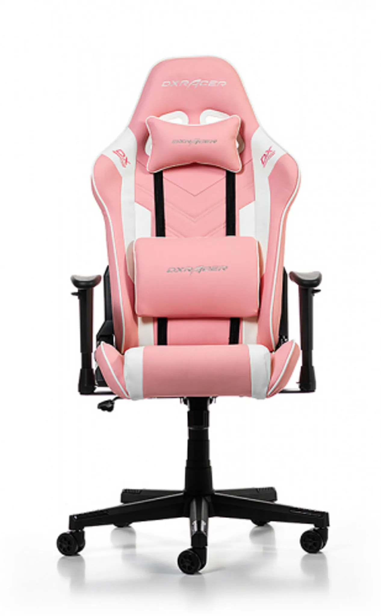 DXRacer Prince P132 Gaming Stuhl pink-weiß