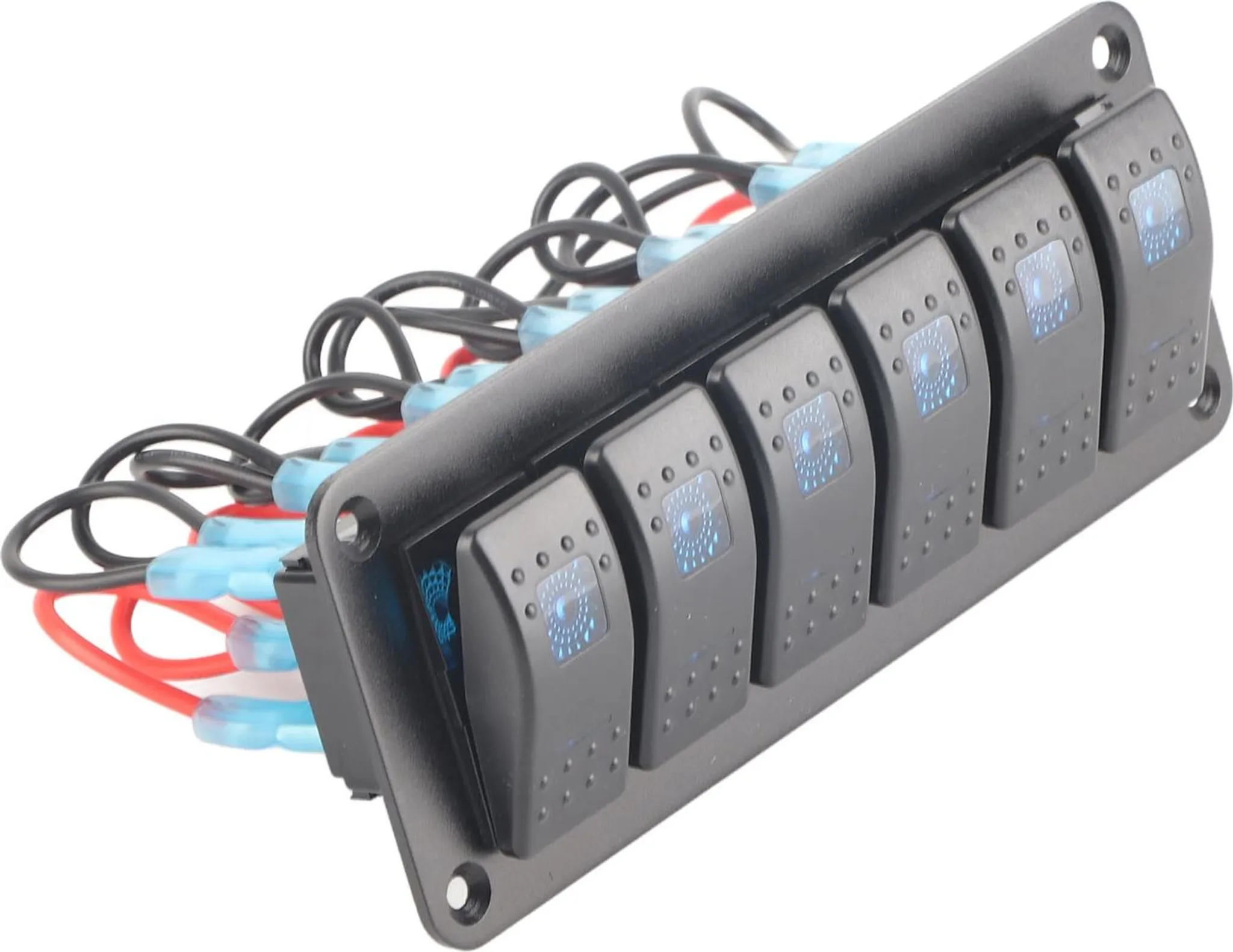 BARCA INTERRUTTORE BILANCIERE per levetta 6p ON/OFF/ON AC250V/16A 125V