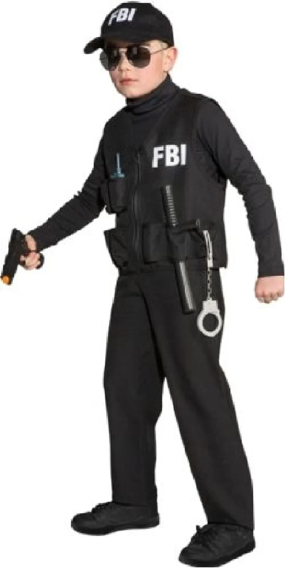 O5323-140-152 schwarz FBI Weste Polizeiweste