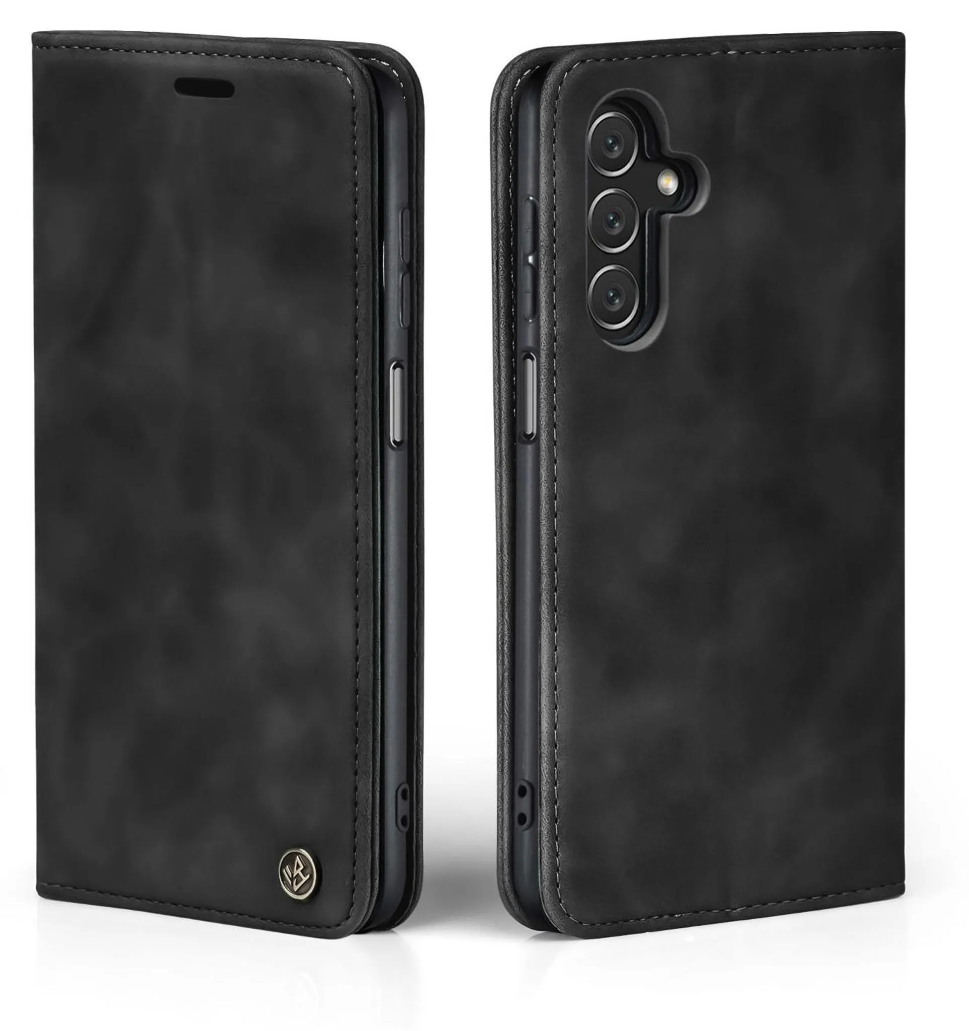 Handy Hlle fr Samsung Galaxy A15 Schwarz