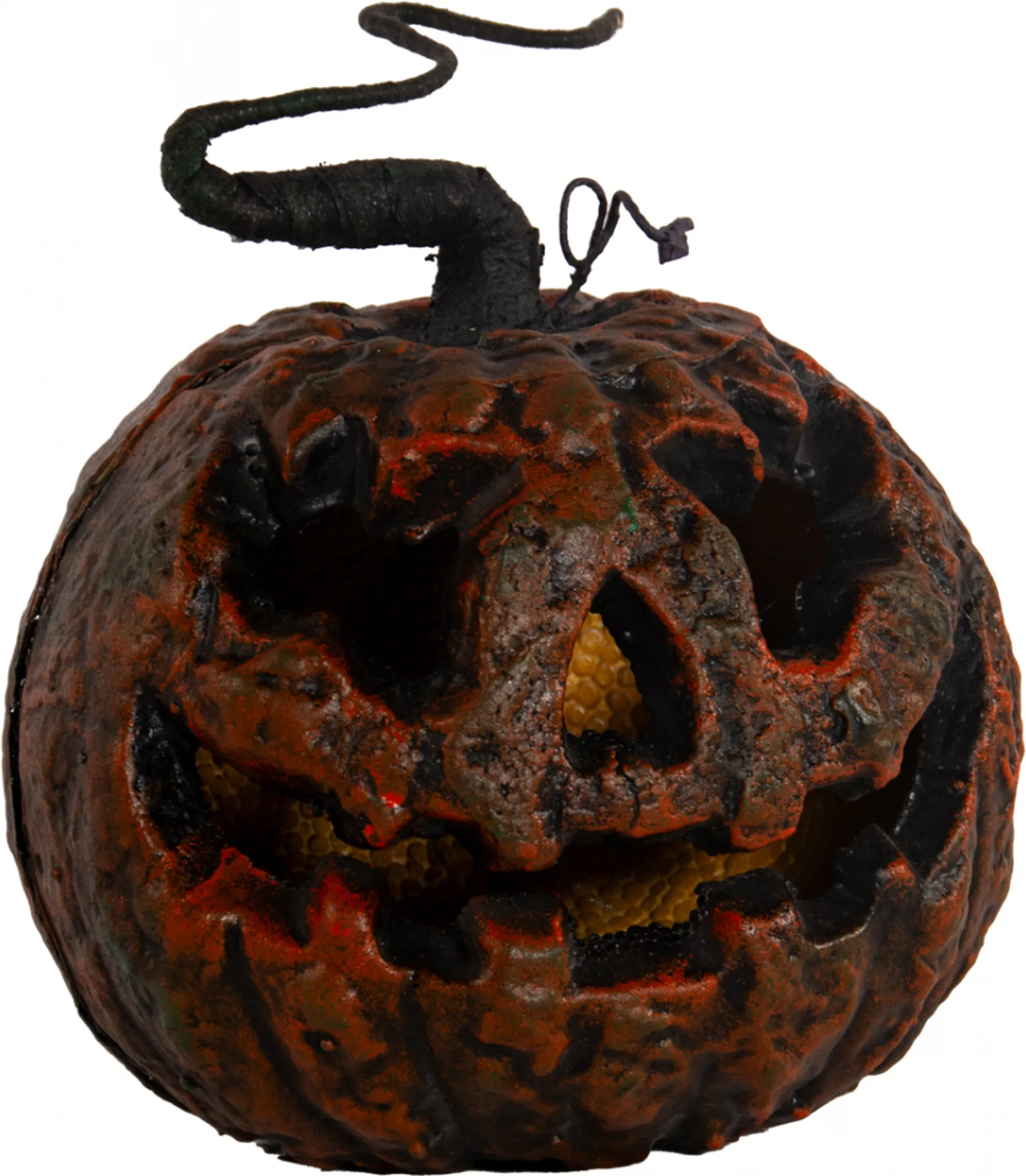 XXL Kürbis-Laterne als LED Halloween-Deko Set in 30x26 cm