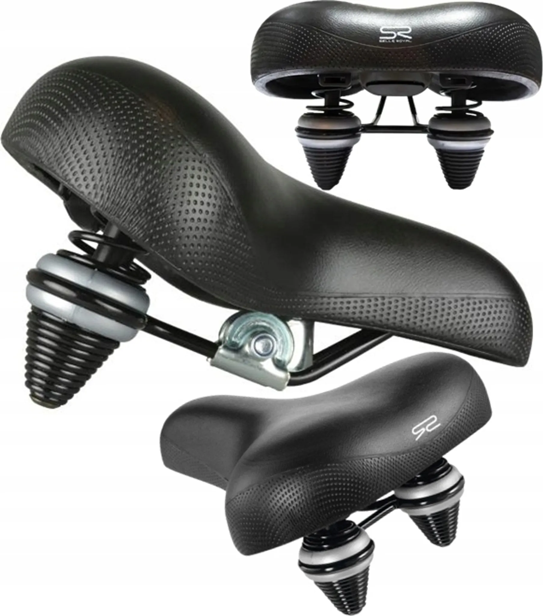 Selle de Dossier pour Vélo avec Dossier, Selle de Tricycle avec Dossier Noir Marron