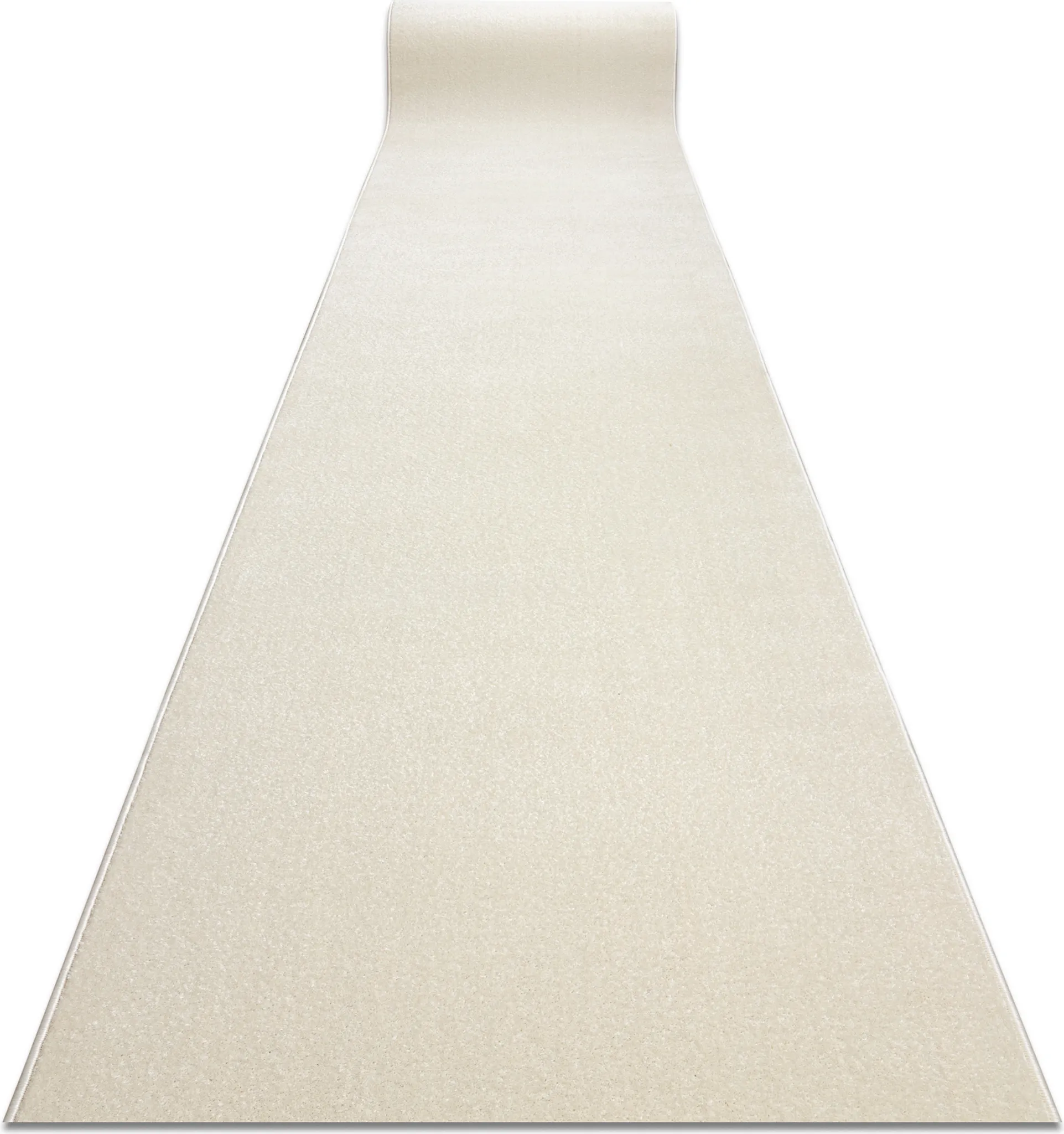 Läufer KARMEL Glatt, Einfarbig Schwarz 140×360 Cm
