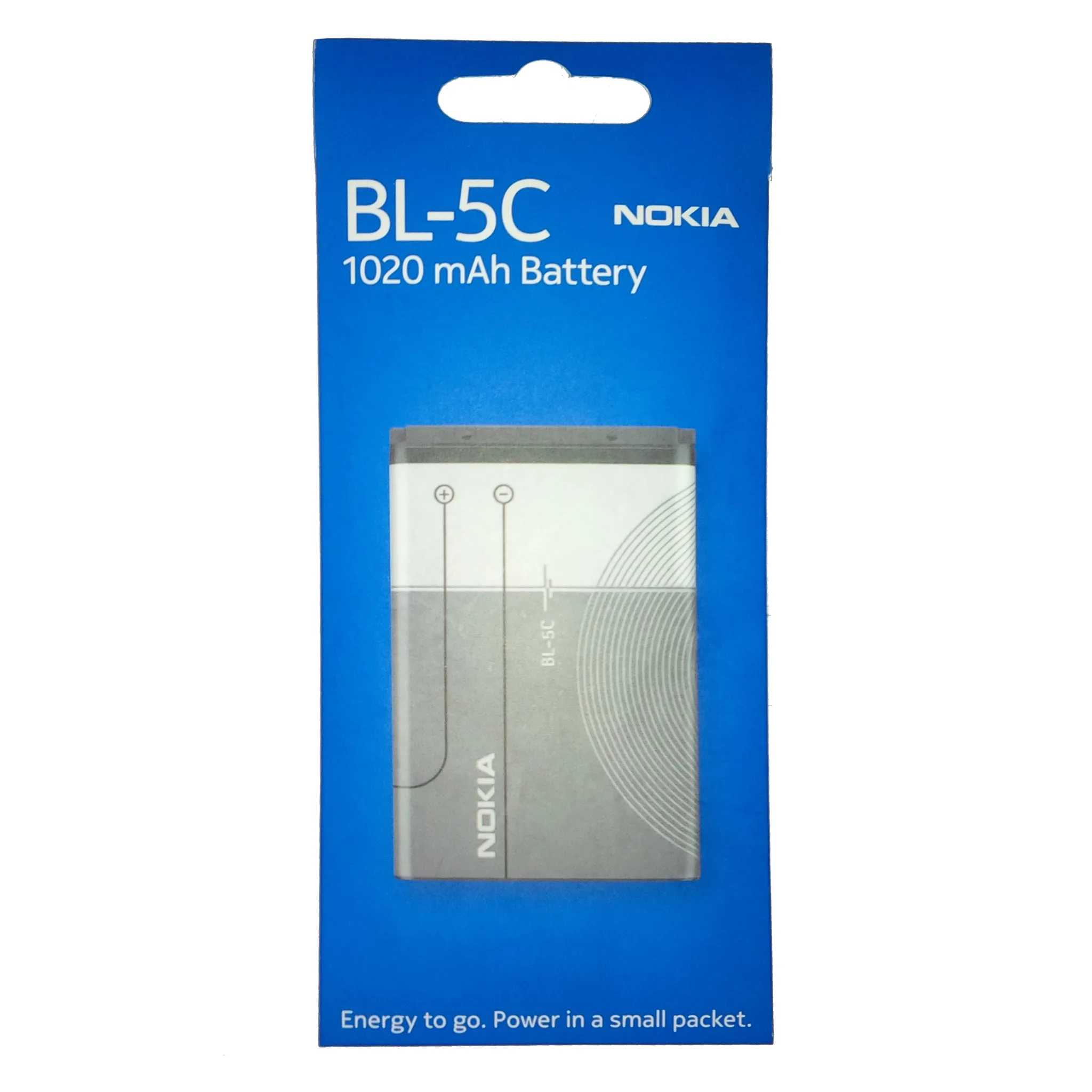 Nokia BL-5C, BL-5CA Battery - N-Gage, C2-00, E60, N72, N91 - 1100mAh