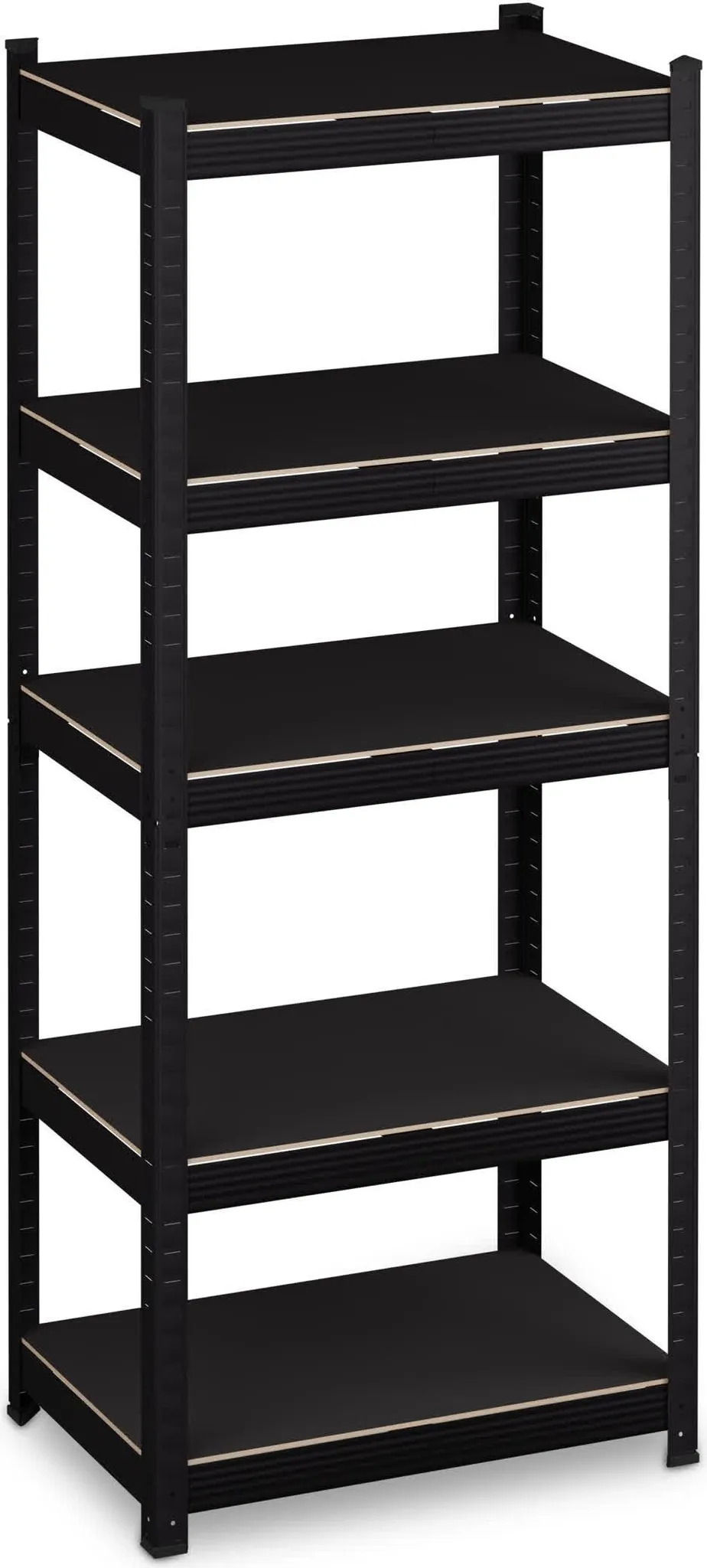 Relaxdays Étagère pour charges lourdes, HBT 180 x 70 x 45 cm, 500 kg, en acier et MDF, 5 niveaux, à emboîter, cave, garage, bleue Relaxdays Étagère pour charges lourdes, HBT 180 x 70 x 45 cm, 500 kg, en acier et MDF, 5 niveaux, à emboîter, cave, garage, bleue