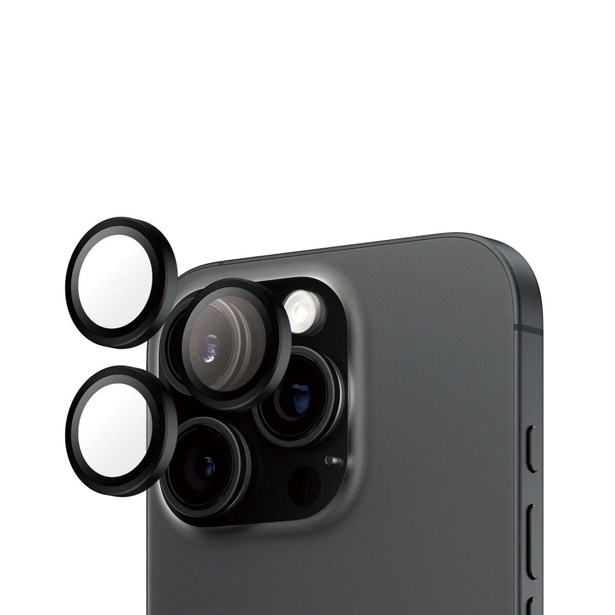 2/4 pezzi protezione fotocamera per iPhone16 15 14 13 12 11