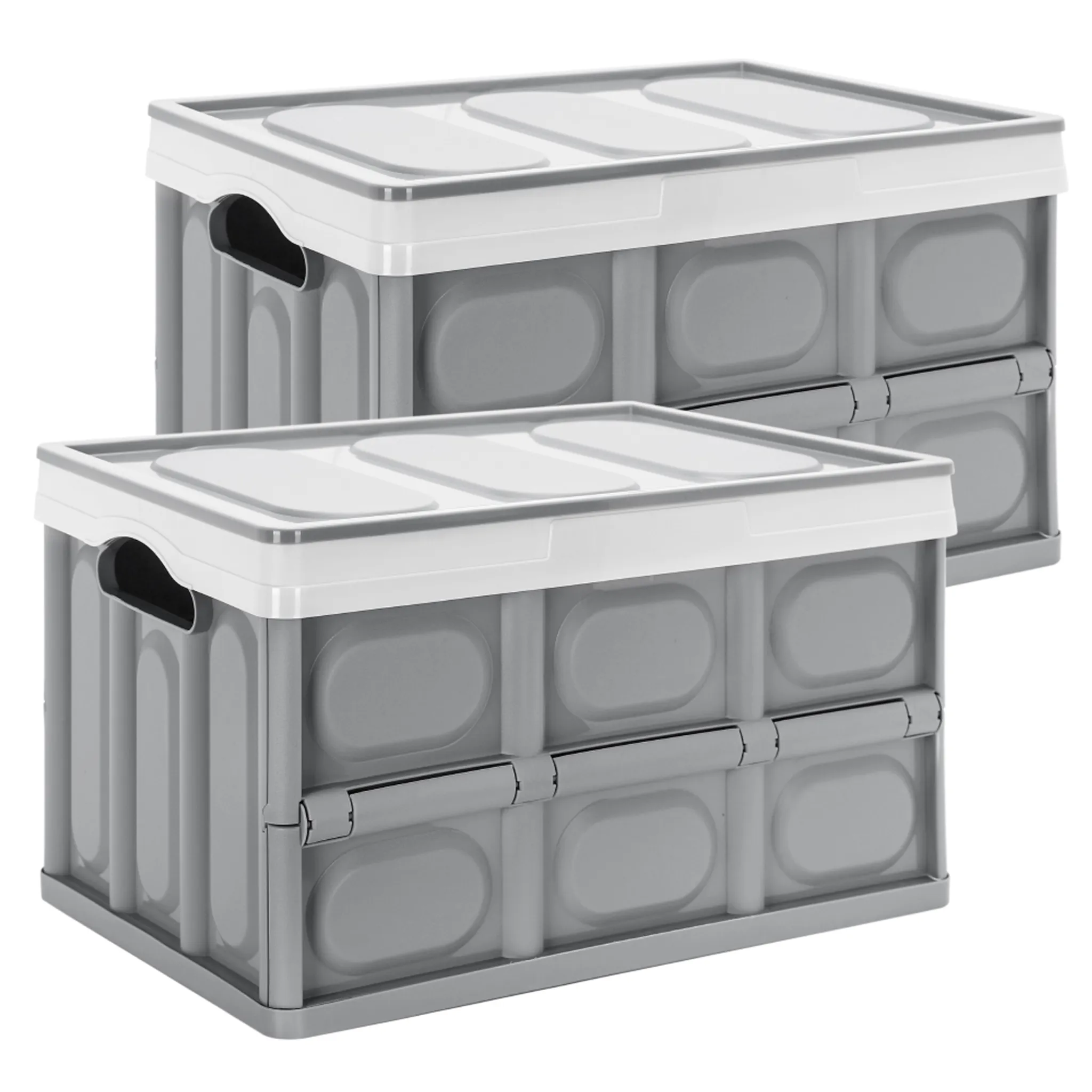 1 Stück PP-Kunststoff-Klappkorb, Faltbare Umsatzbox, Tragbarer