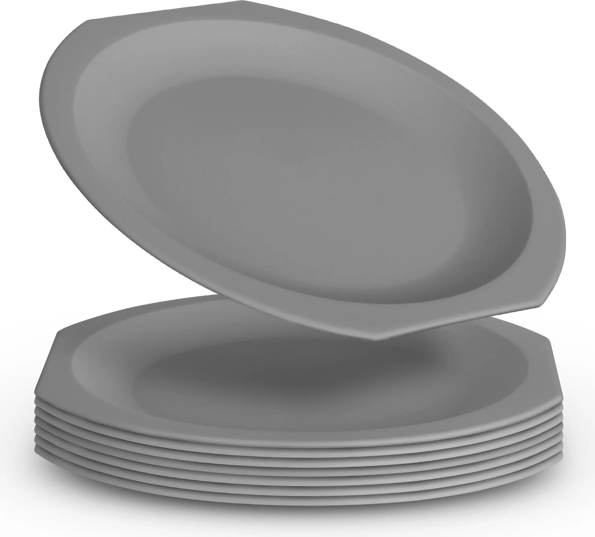 MASTERCOOK Kinderteller Set - 6 Bunte Teller BPA-frei & Spülmaschinenfest