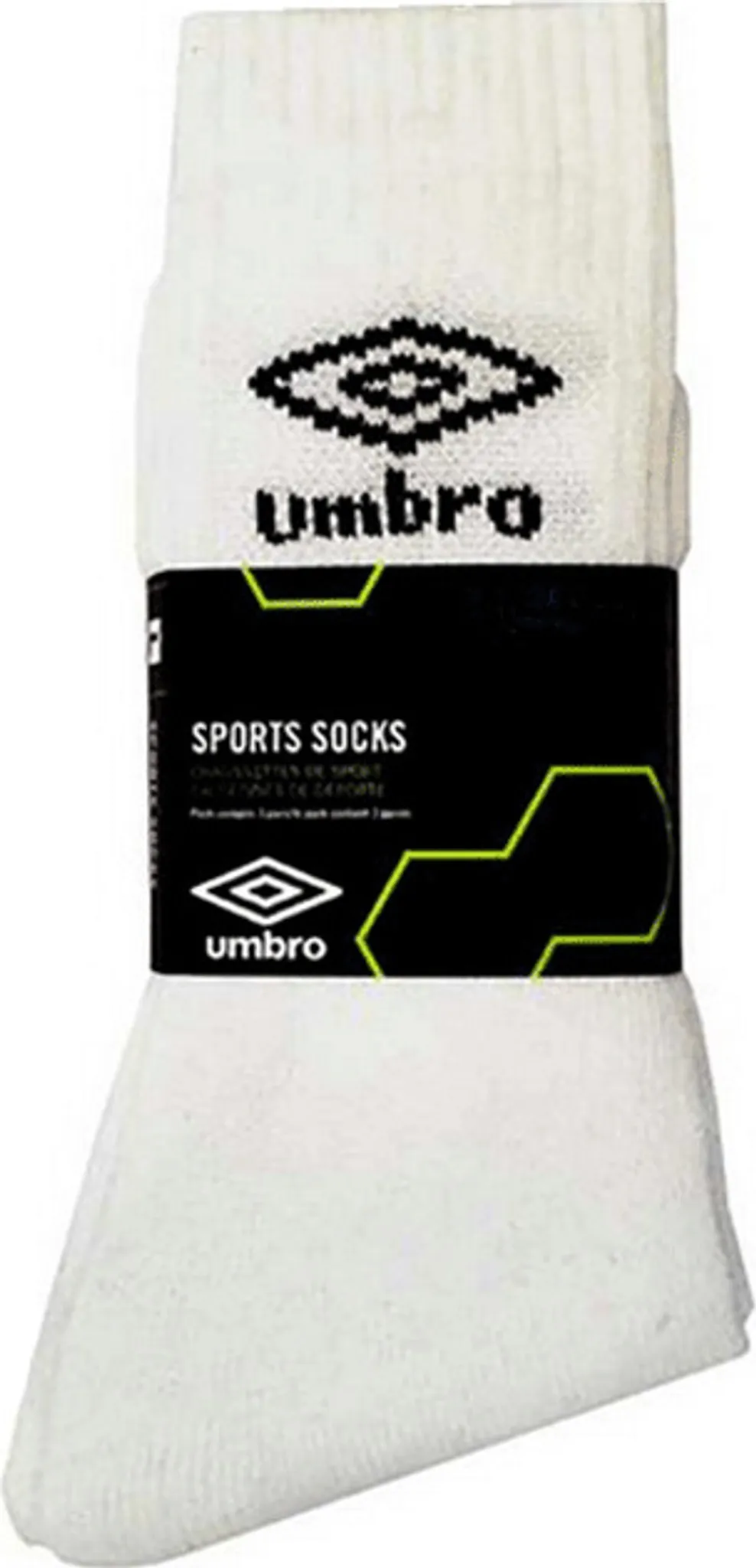 Umbro 3er Pack Sport Socken 43 46 Strumpfe Tennissocken FuBball UMSM0275 WeiB