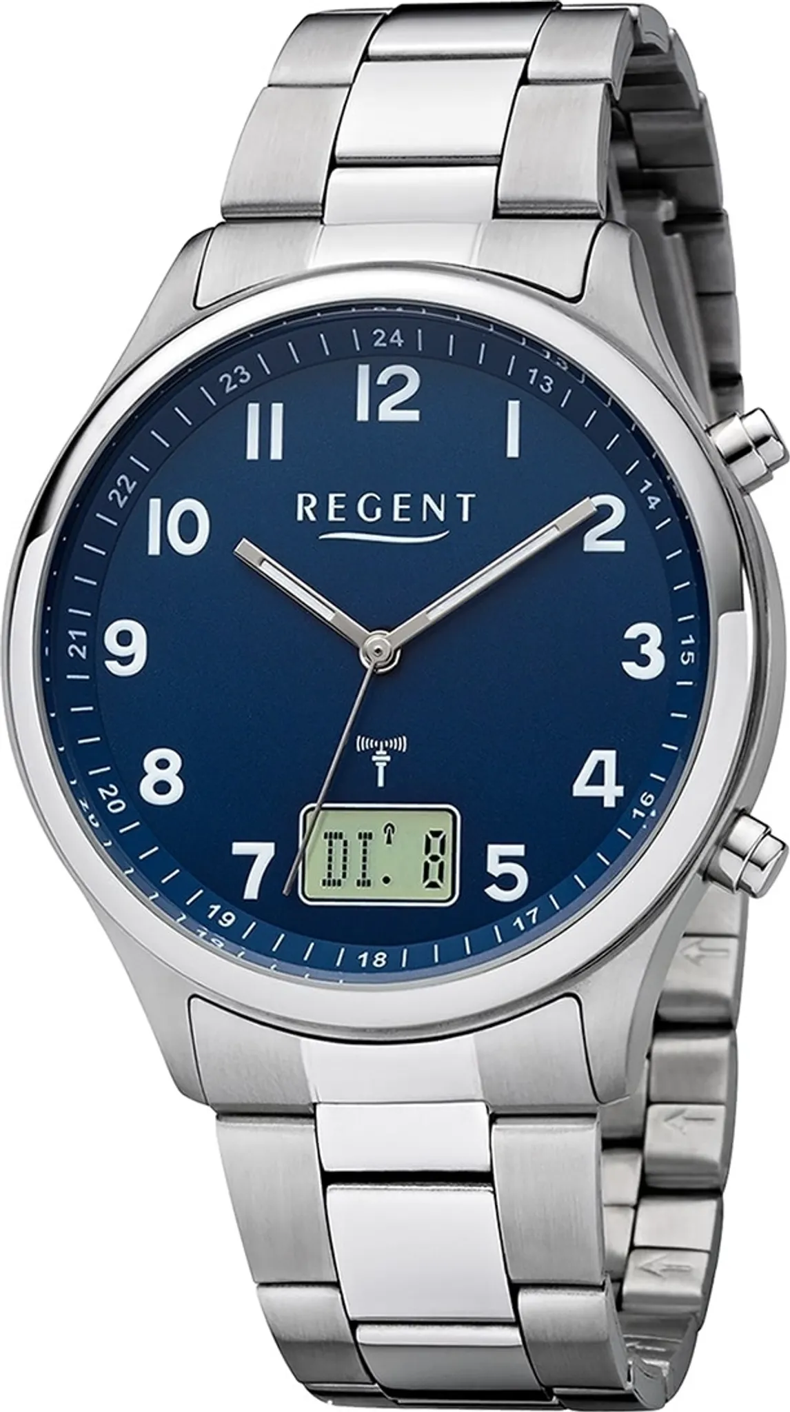 Funkuhr Analog Regent Funkuhren Herren Regent Metall Herren Uhr