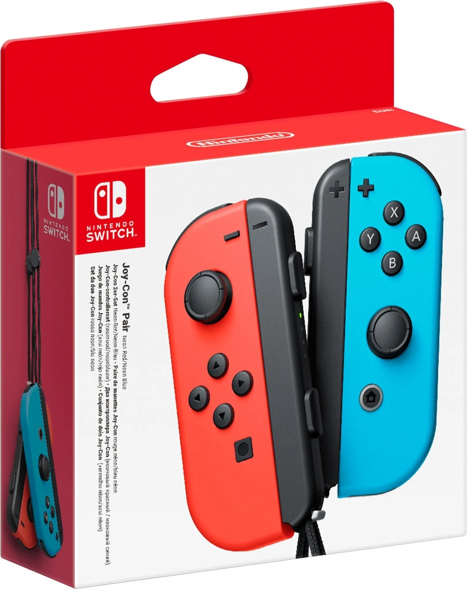 任天堂 - ニンテンドースイッチ  ジョイコン Zestaw Nintendo Switch Joy-Con 2 neonowe czerwone / neonowe