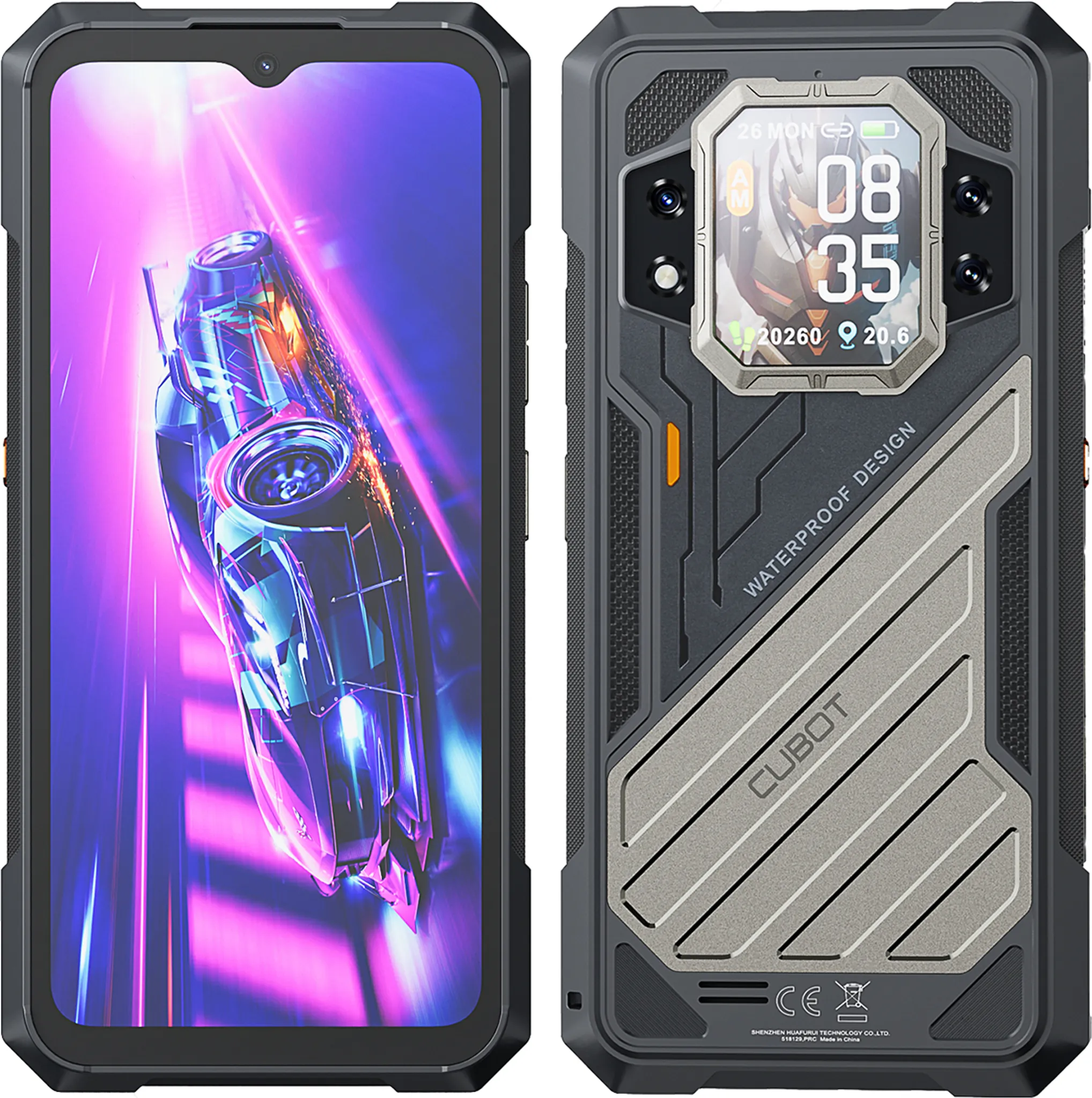 Cubot KINGKONG X 256GB Outdoor-Smartphone schwarz, IP68 - Main Image