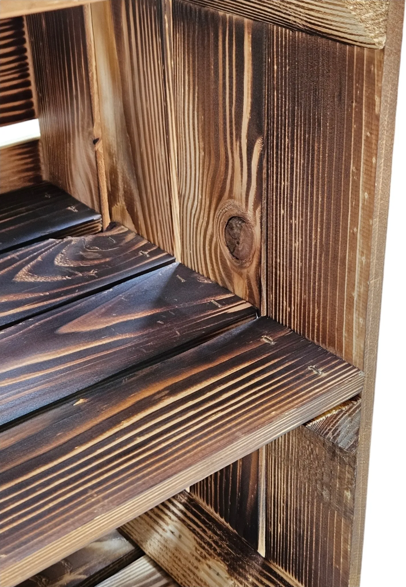 3 Scatole Di Legno Vintage In Pino - 30x20x15 Cm Per Decorazione Casa O Giardino - Foto 11