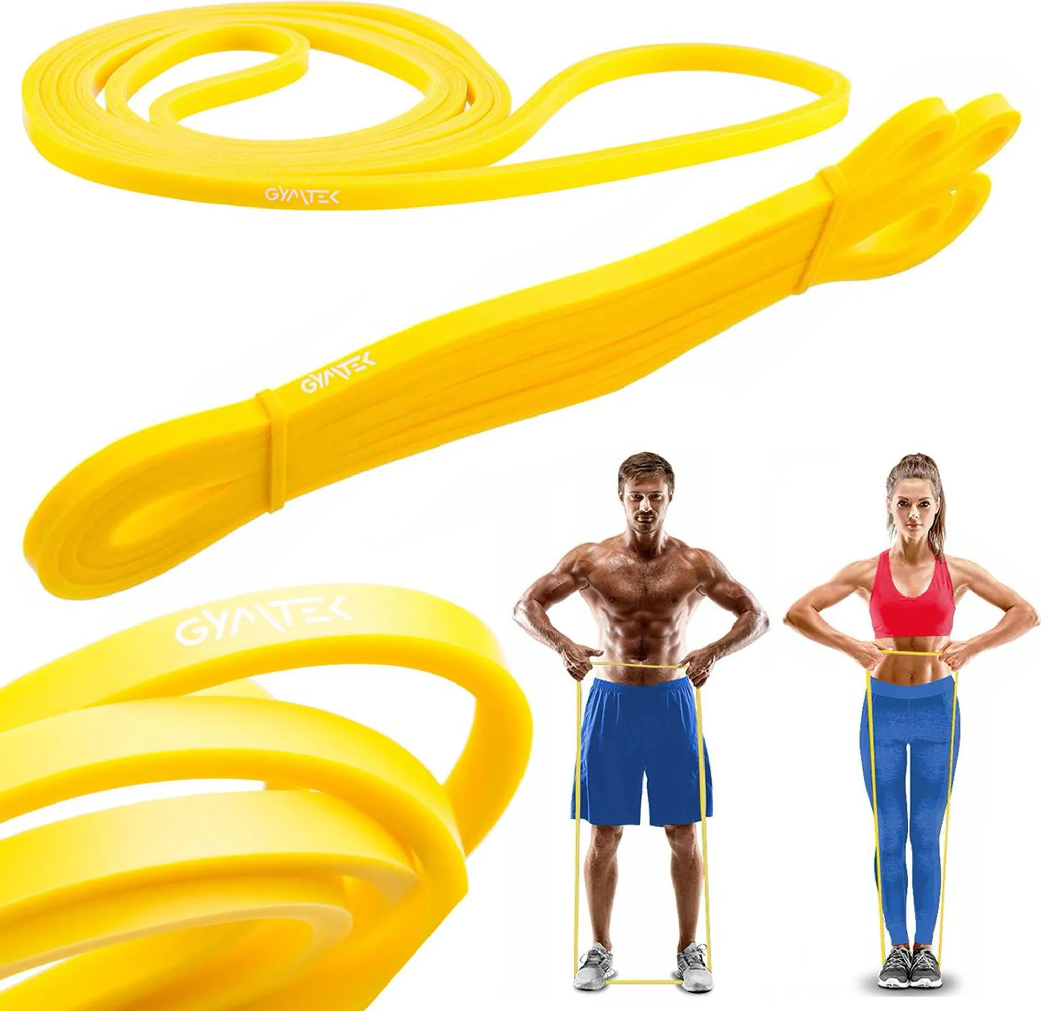 Lot De 2 Bandes De Résistance Avec Poignée – Design En 8, Durables, Polyvalentes, Pour Yoga, Musculation Et Rééducation