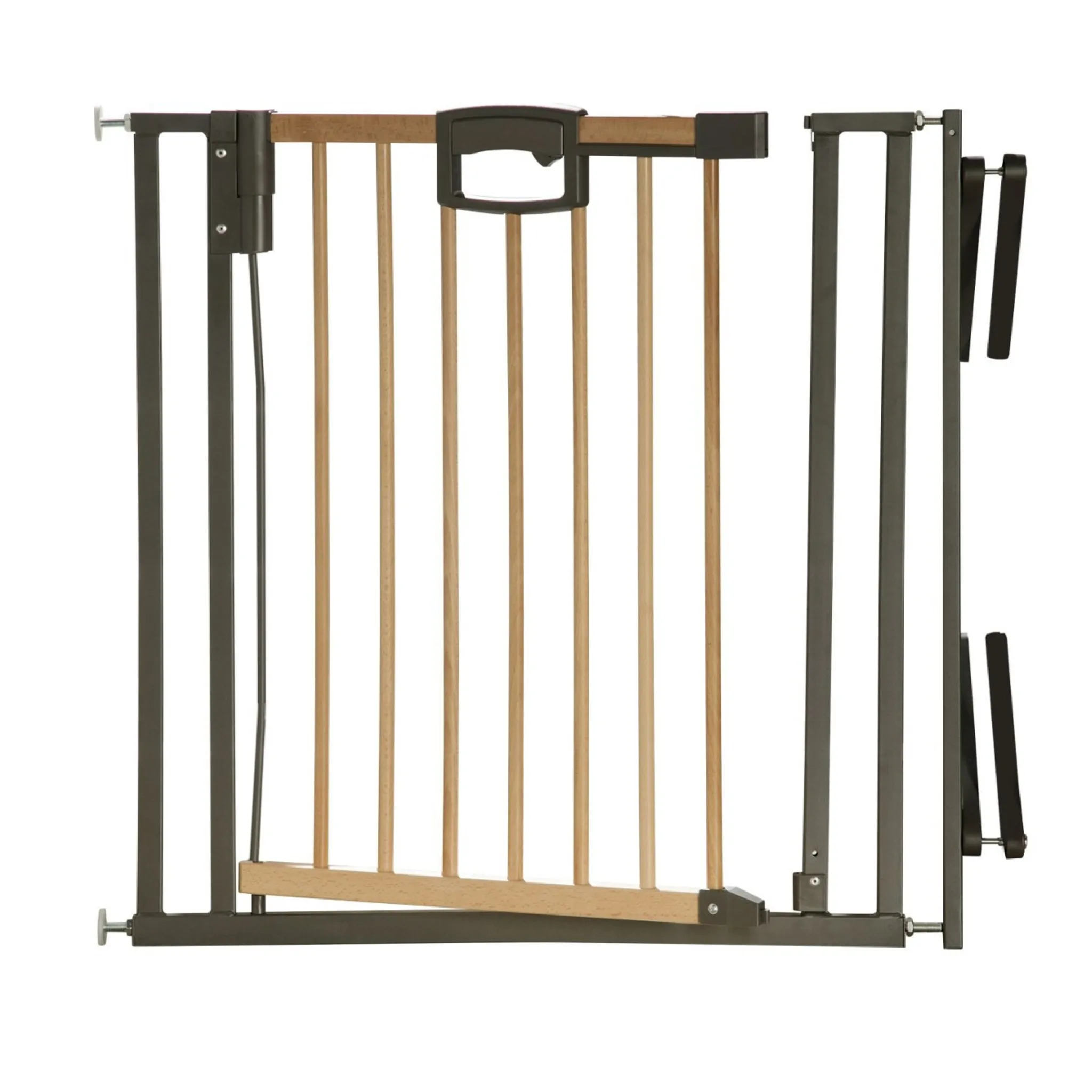 Türschutzgitter zum Klemmen, natur, Breite 62 - 106 cm, Treppengitter – roba