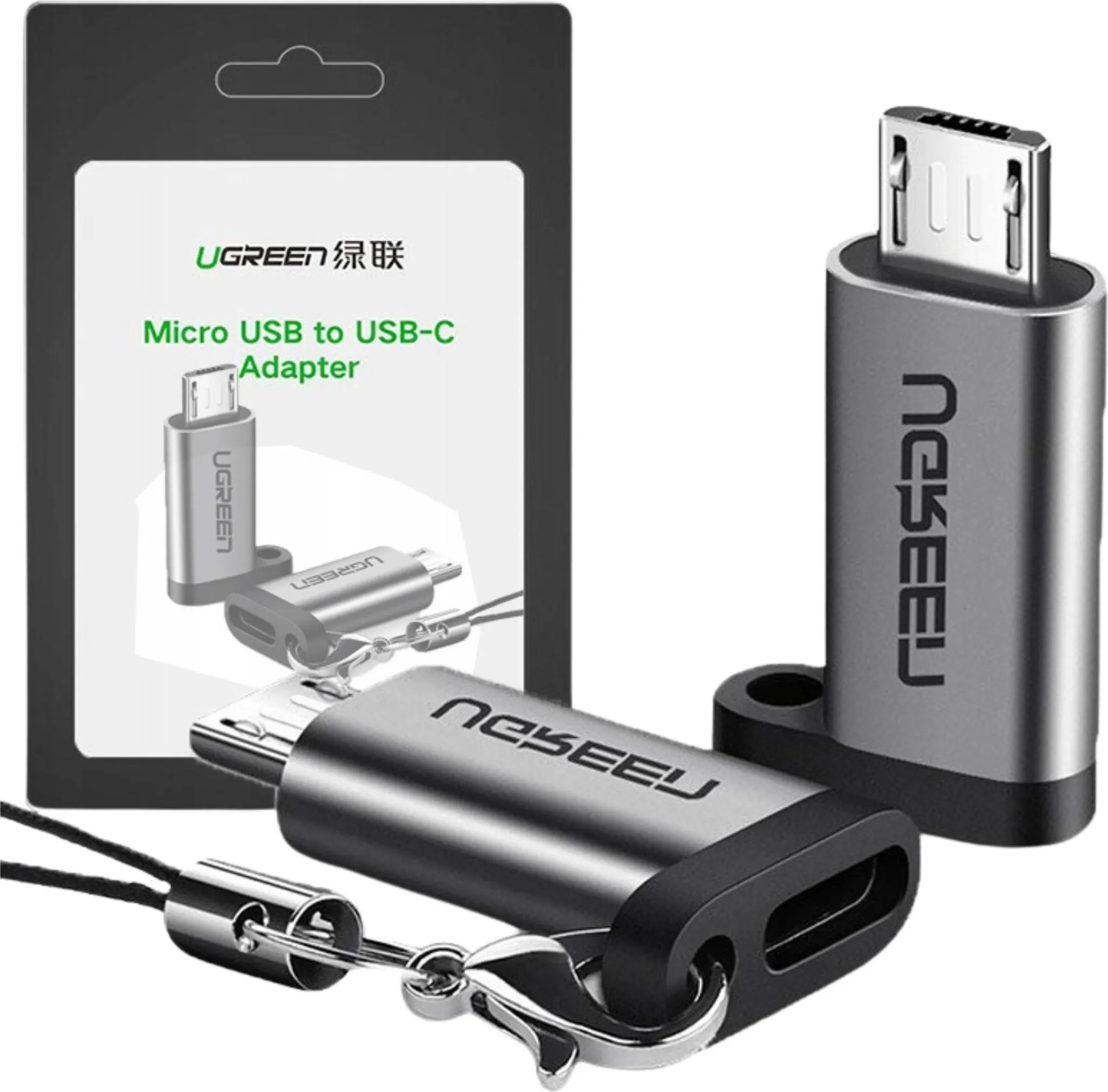 Adattatore USB-A A USB-C Femmina 2.0 – Confezione Da 2 – Per Ricarica E Dati