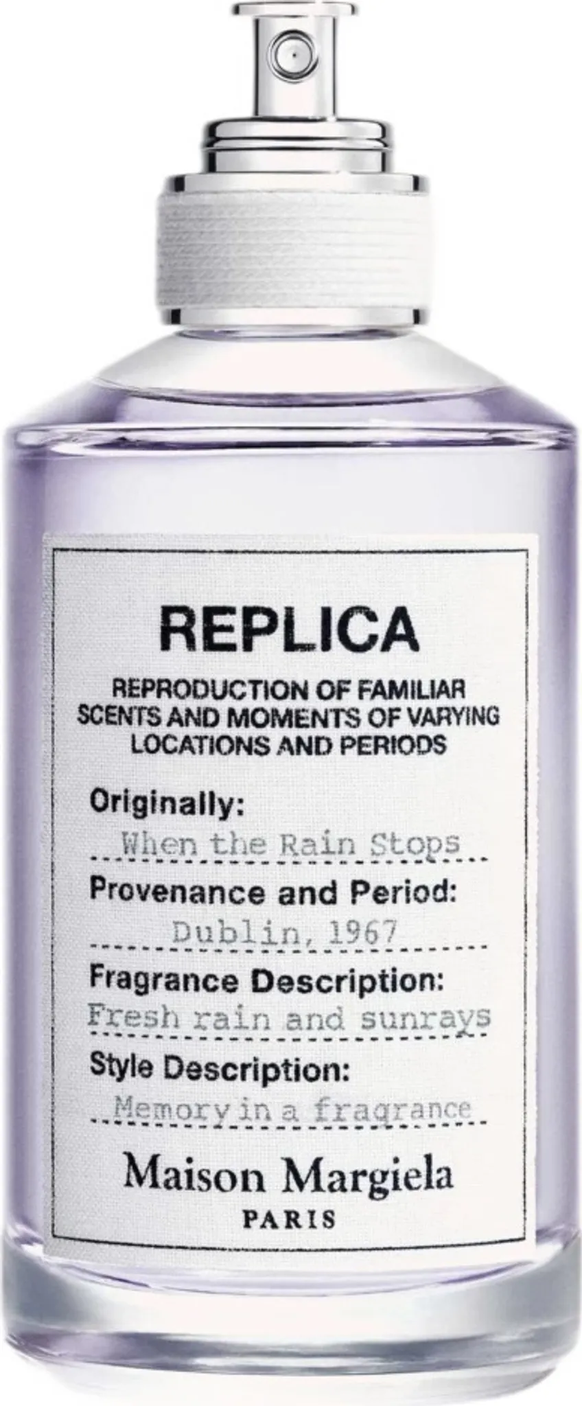 香水(ユニセックス) MaisonMargiela When the Rain Stops 100ml Maison Margiela Replica When The Rain Stops Woda Toaletowa