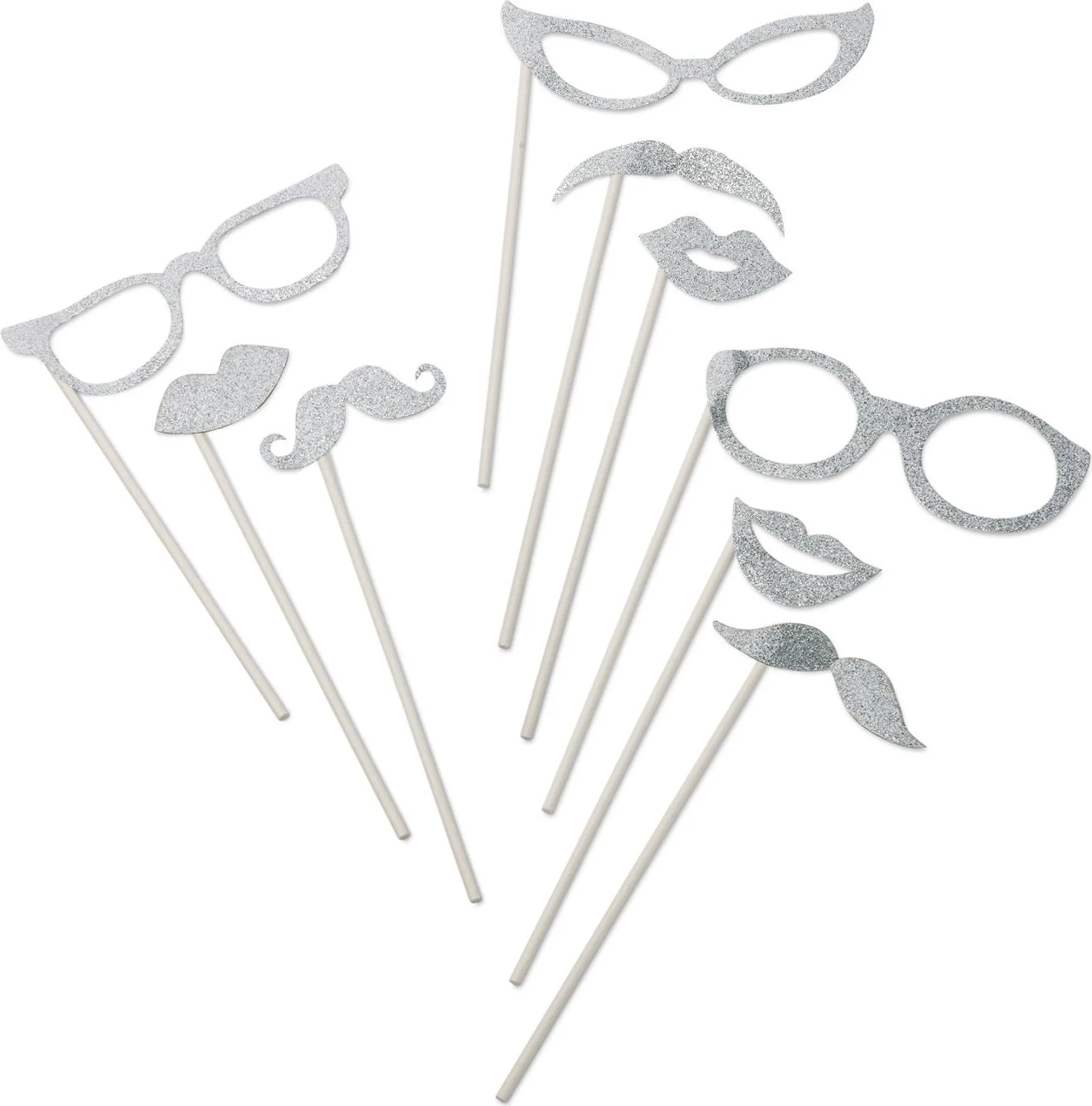 Kit Photobooth Per Feste 20 Pezzi – Multicolore – Accessori Divertenti Per Foto