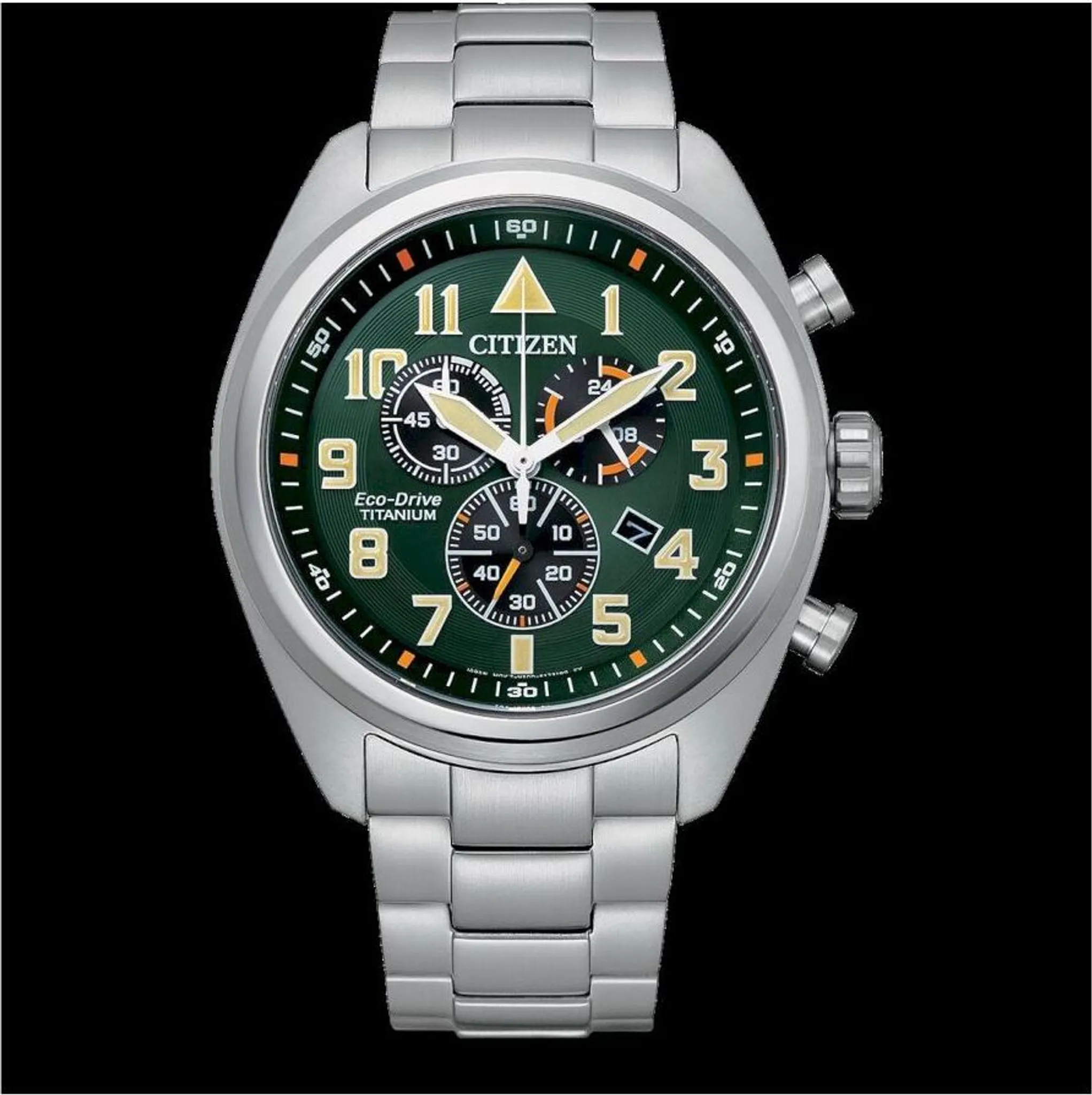Citizen Cronografo Uomo AT2480-81X Eco-Drive Titanio