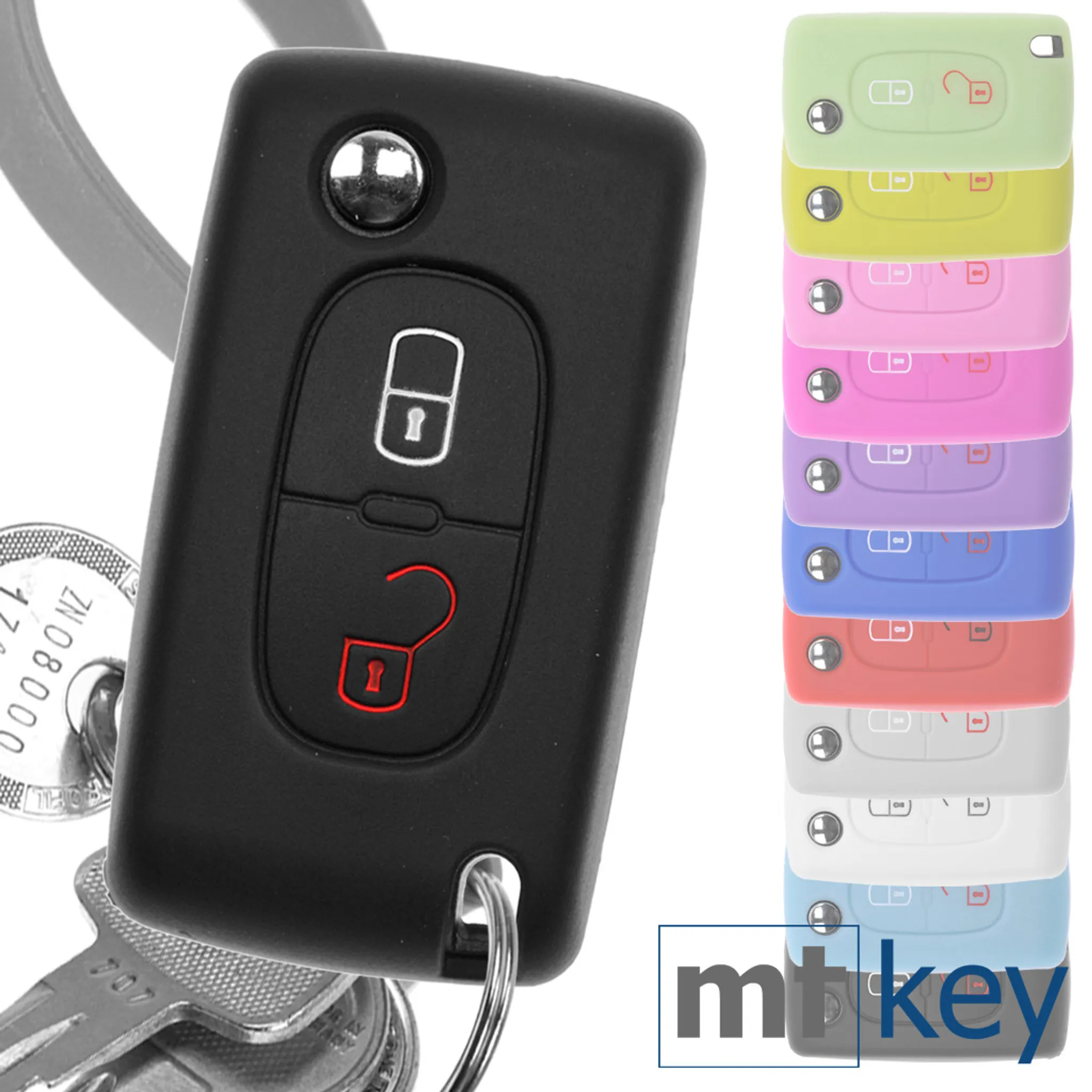 NA Auto-Schlüssel-Abdeckung Auto-Schlüssel-Schutzhüll Silikon