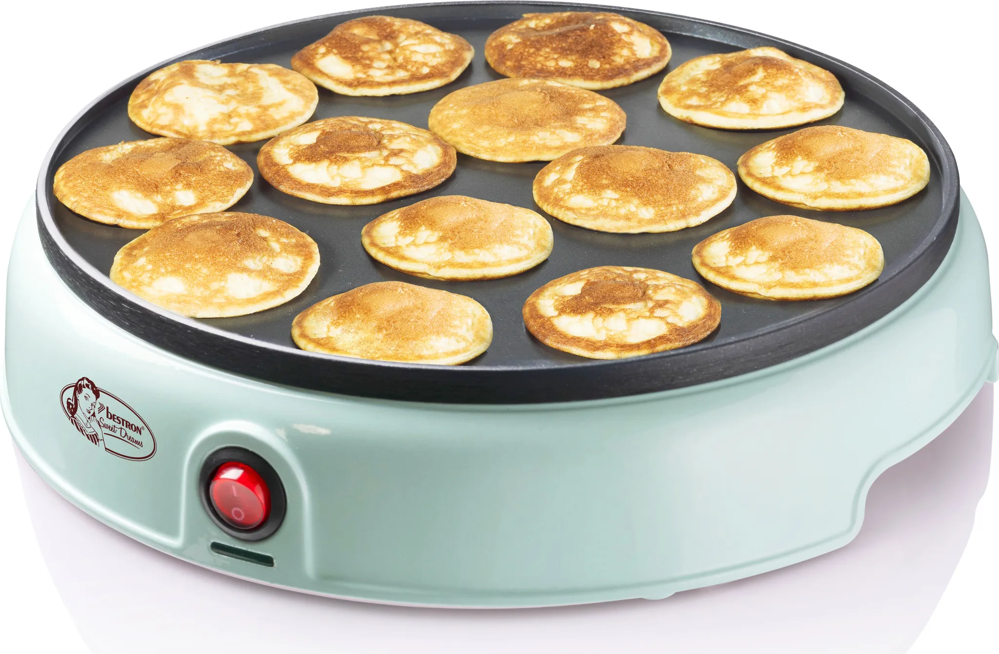 Levkitch Pfannkuchenautomat 50 Löcher - 1700W, 50-300°C, Antihaft