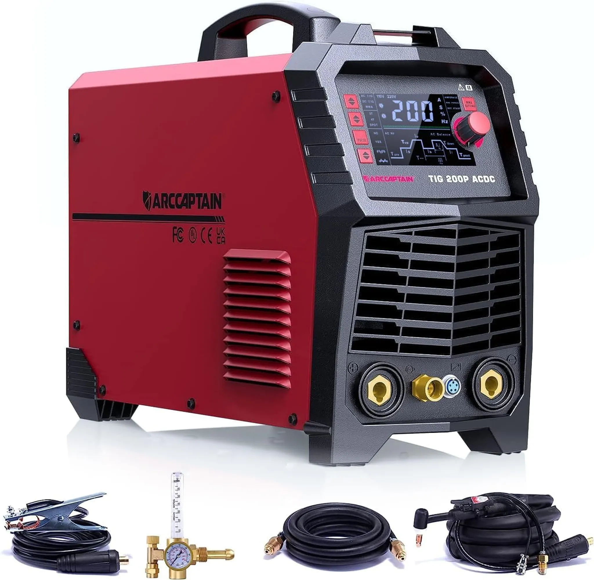 TIG200P 200Amp ACDC WIG ARCCAPTAIN